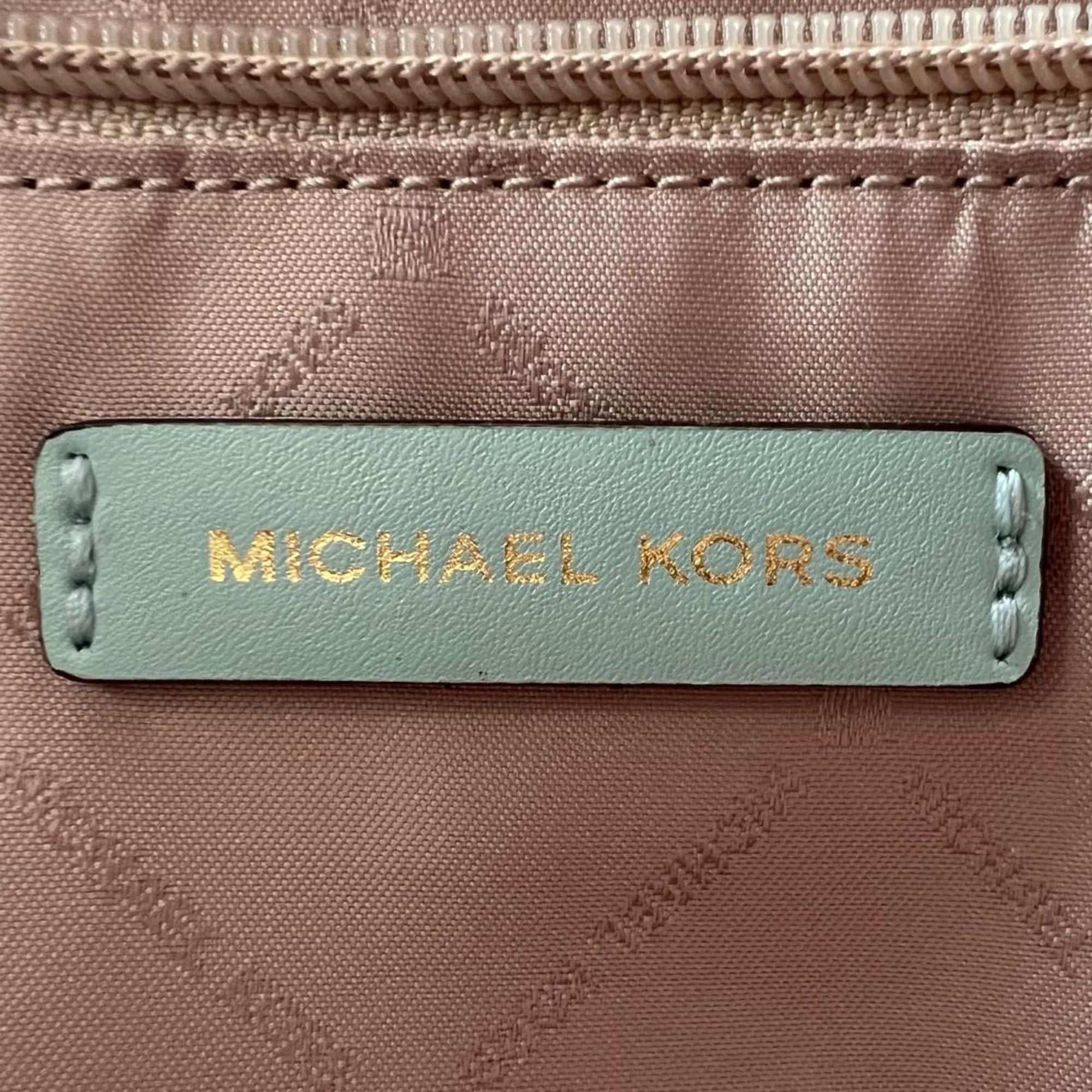 Michael Kors Michael Kors 2-Way Handbag/Satchel/Shoulder Bag 35S0GYZS3L Light Green Size ONE SIZE - 13 Thumbnail