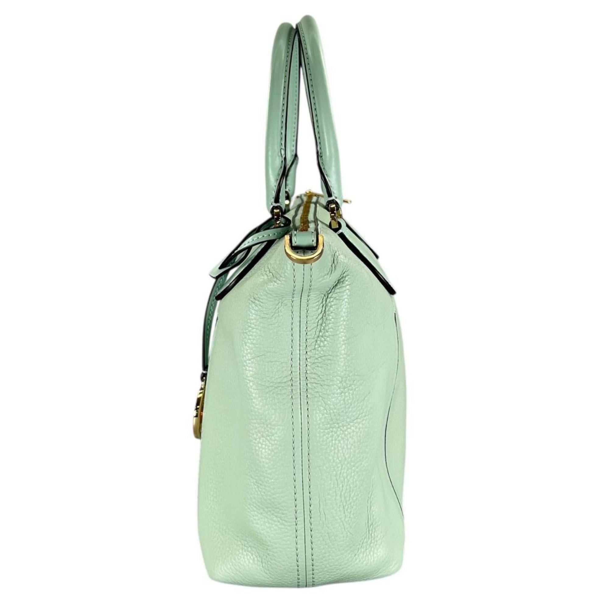 Michael Kors Michael Kors 2-Way Handbag/Satchel/Shoulder Bag 35S0GYZS3L Light Green Size ONE SIZE - 5 Thumbnail