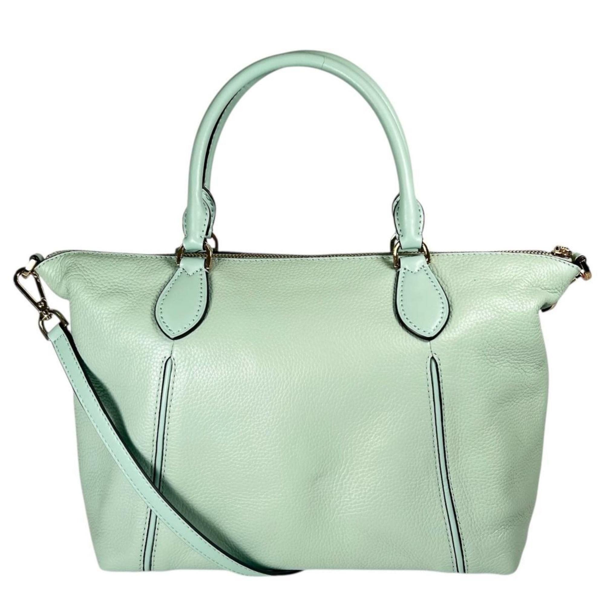 Michael Kors Michael Kors 2-Way Handbag/Satchel/Shoulder Bag 35S0GYZS3L Light Green Size ONE SIZE - 3 Thumbnail