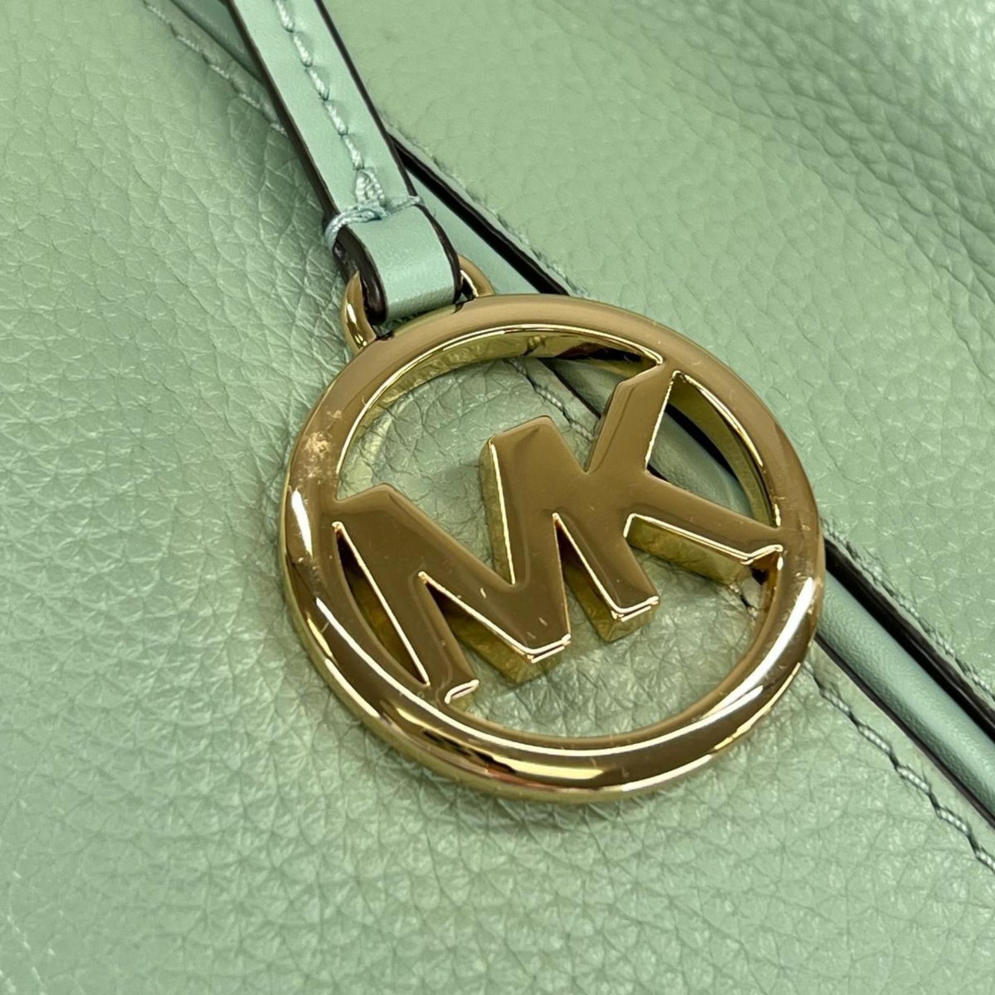 Michael Kors Michael Kors 2-Way Handbag/Satchel/Shoulder Bag 35S0GYZS3L Light Green Size ONE SIZE - 14 Thumbnail