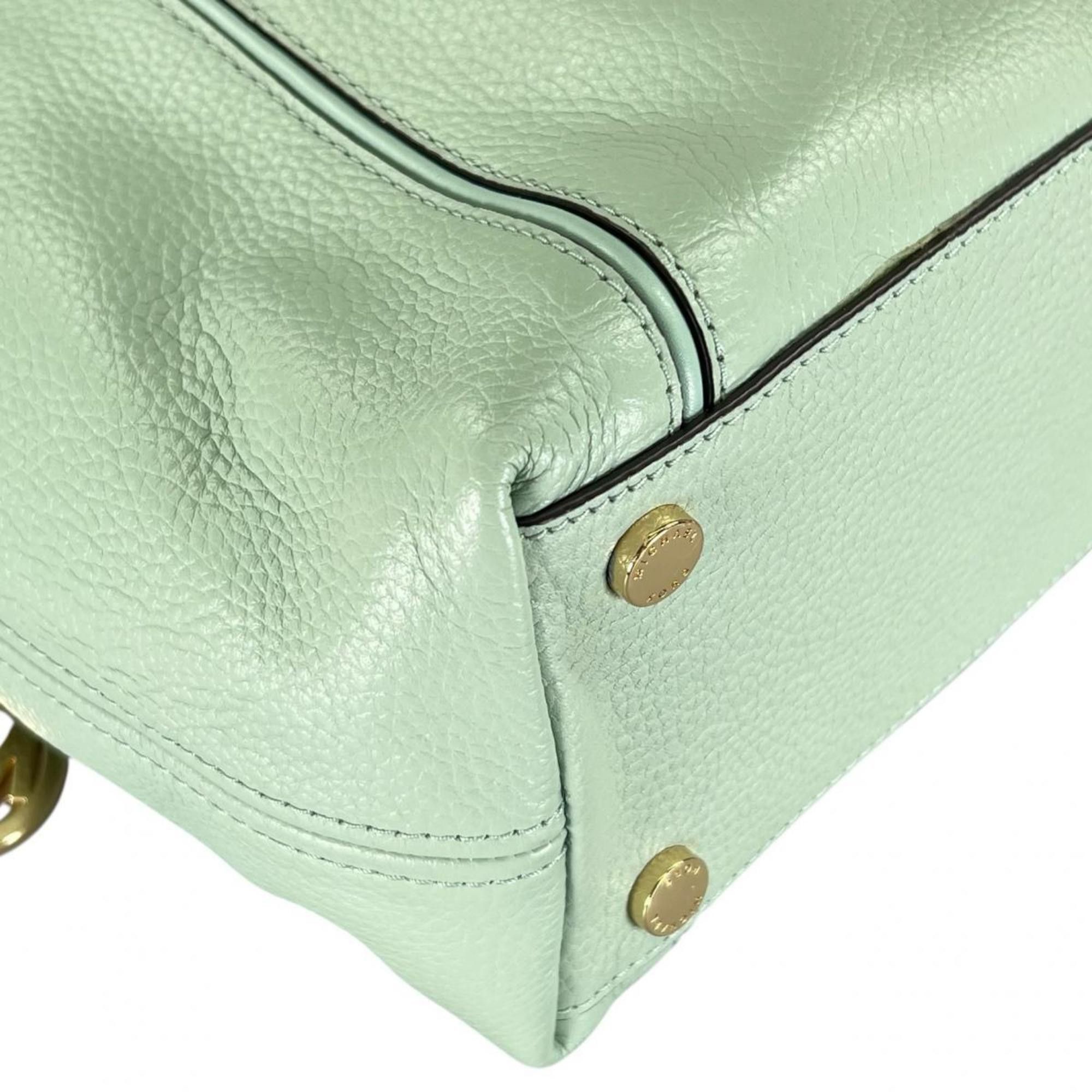 Michael Kors Michael Kors 2-Way Handbag/Satchel/Shoulder Bag 35S0GYZS3L Light Green Size ONE SIZE - 9 Thumbnail