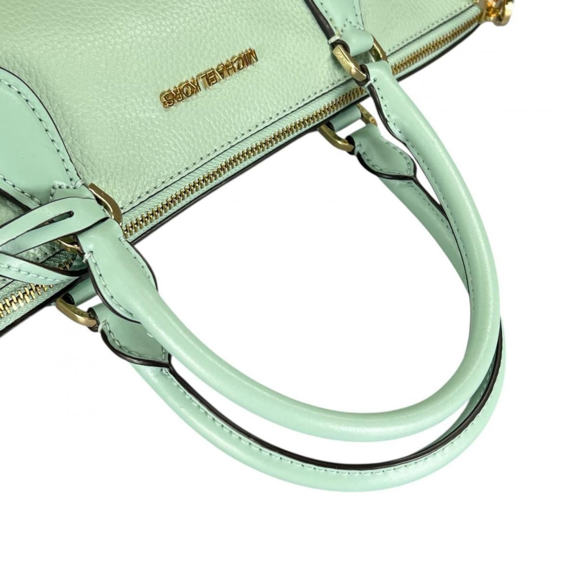 Michael Kors Michael Kors 2-Way Handbag/Satchel/Shoulder Bag 35S0GYZS3L Light Green Size ONE SIZE - 11 Thumbnail
