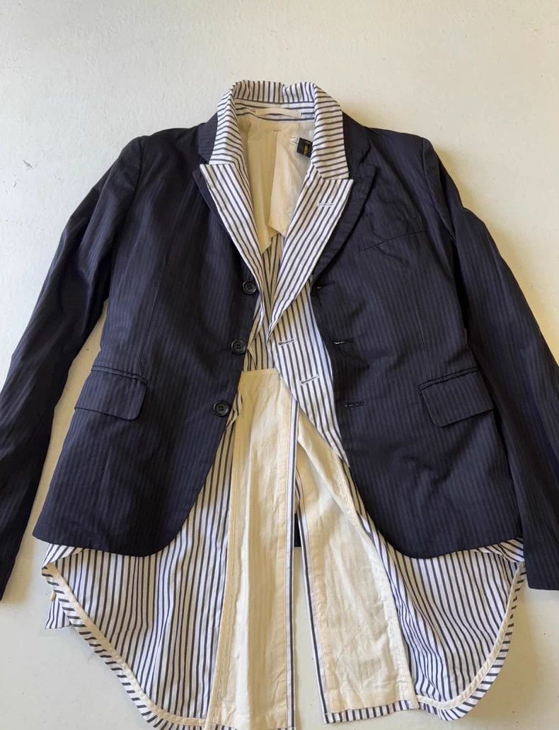 Comme des Garcons COMME des GARCONS Layered Vintage Blazer Size US M / EU 48-50 / 2 - 2 Thumbnail