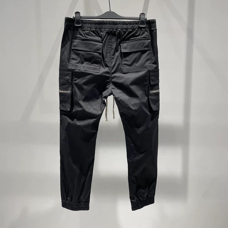 Rick Owens Rick Owens Men's Black Cargo Pants Size US 31 - 2 Thumbnail