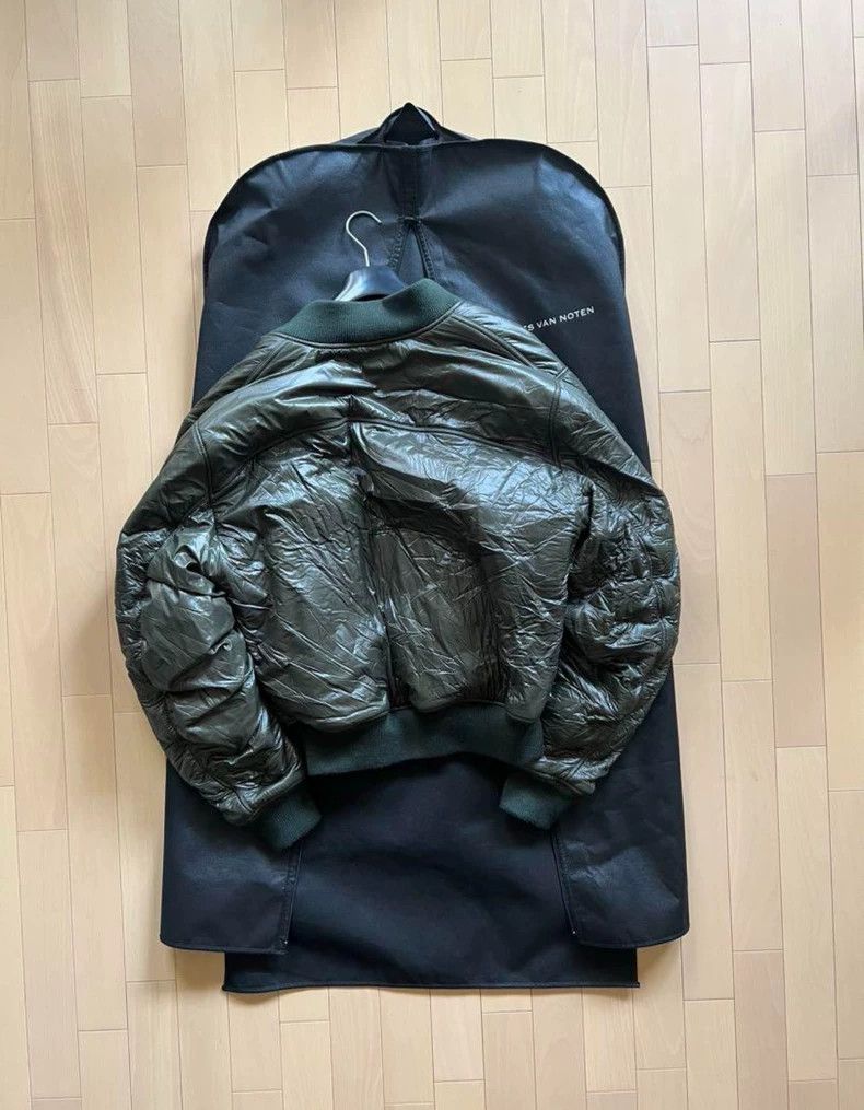 Dries Van Noten Dries Van Noten 21AW Green Bomber Jacket Size US L / EU 52-54 / 3 - 2 Thumbnail