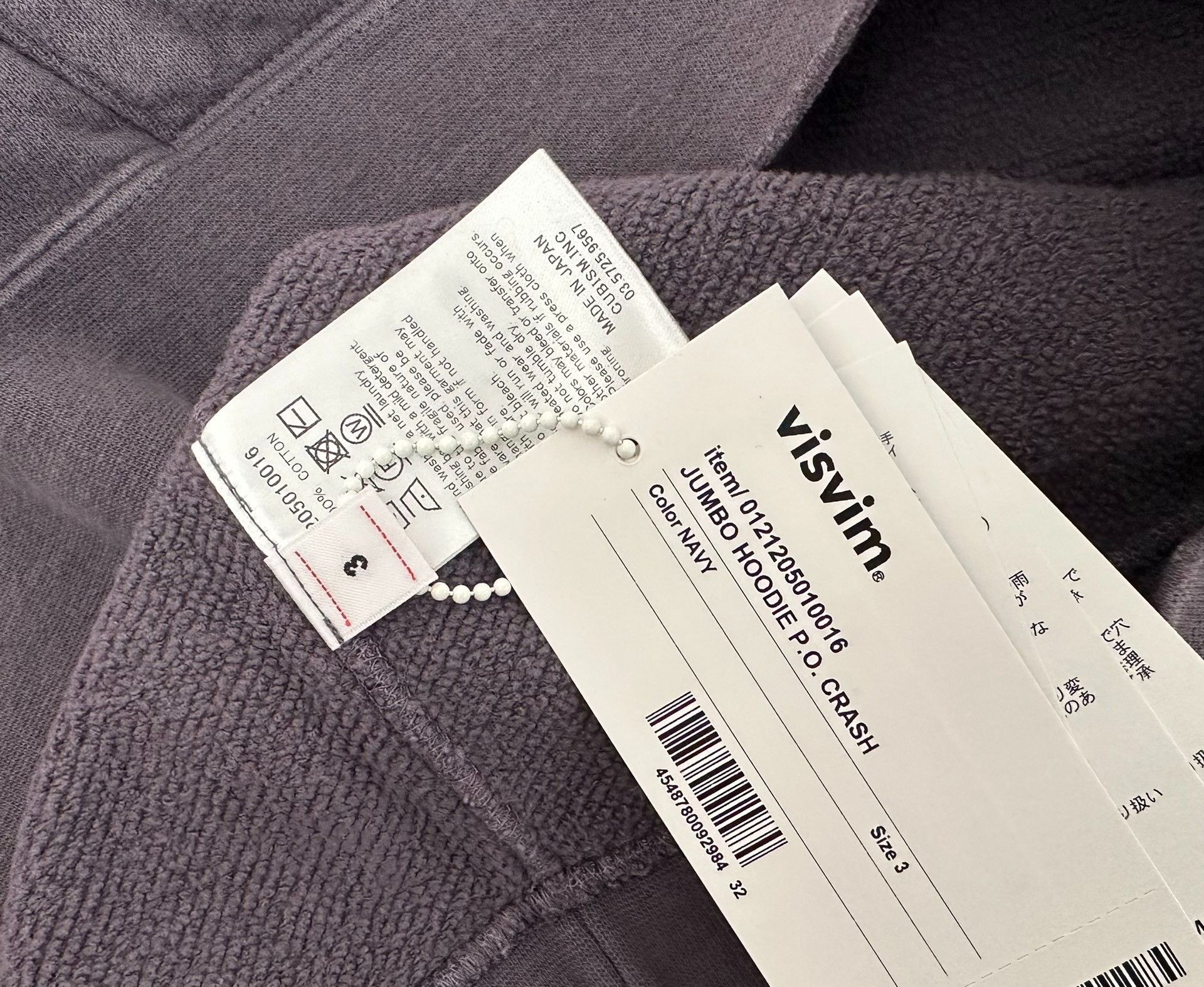 Visvim visvim jumbo hoodie in navy blue Size US L / EU 52-54 / 3 - 4 Thumbnail