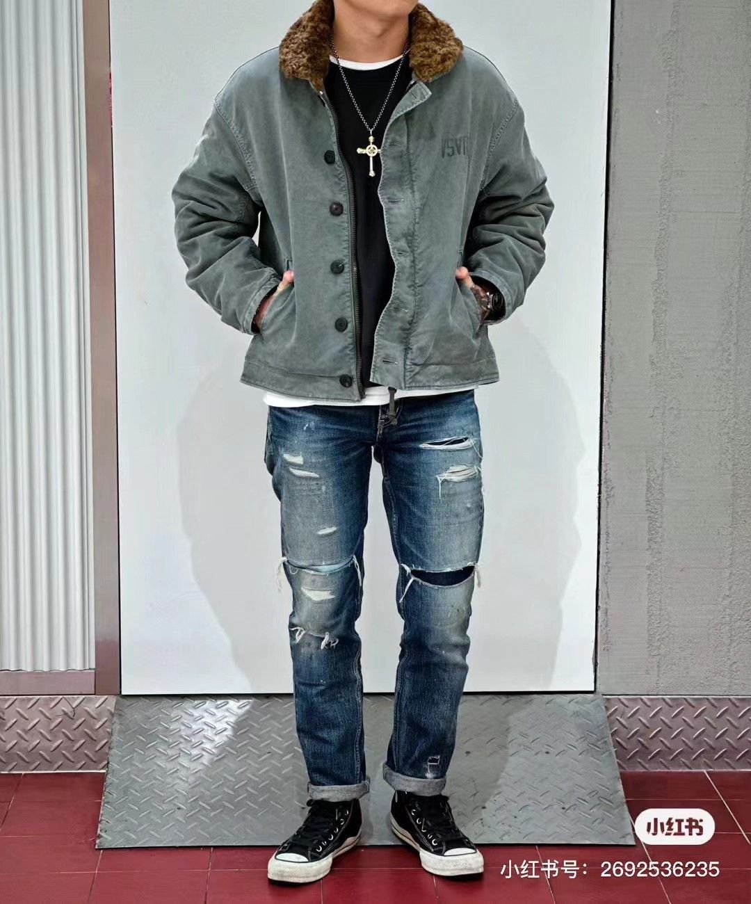 Visvim visvim purser deck jacket in olive green Size US M / EU 48-50 / 2 - 6 Thumbnail