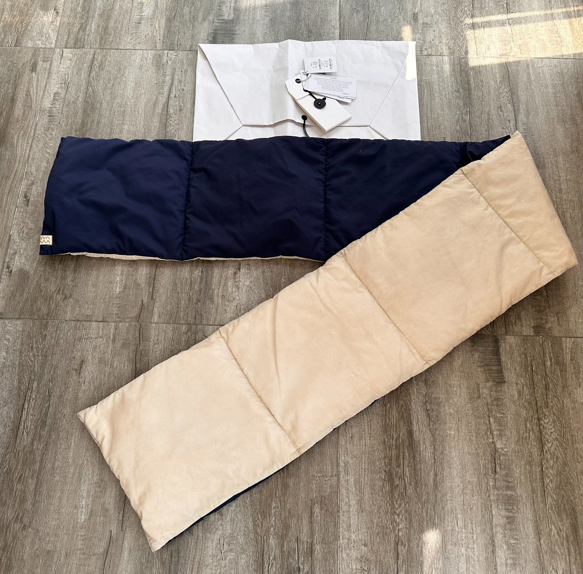 Visvim visvim down muffler scarf in ivory Size ONE SIZE - 2 Thumbnail