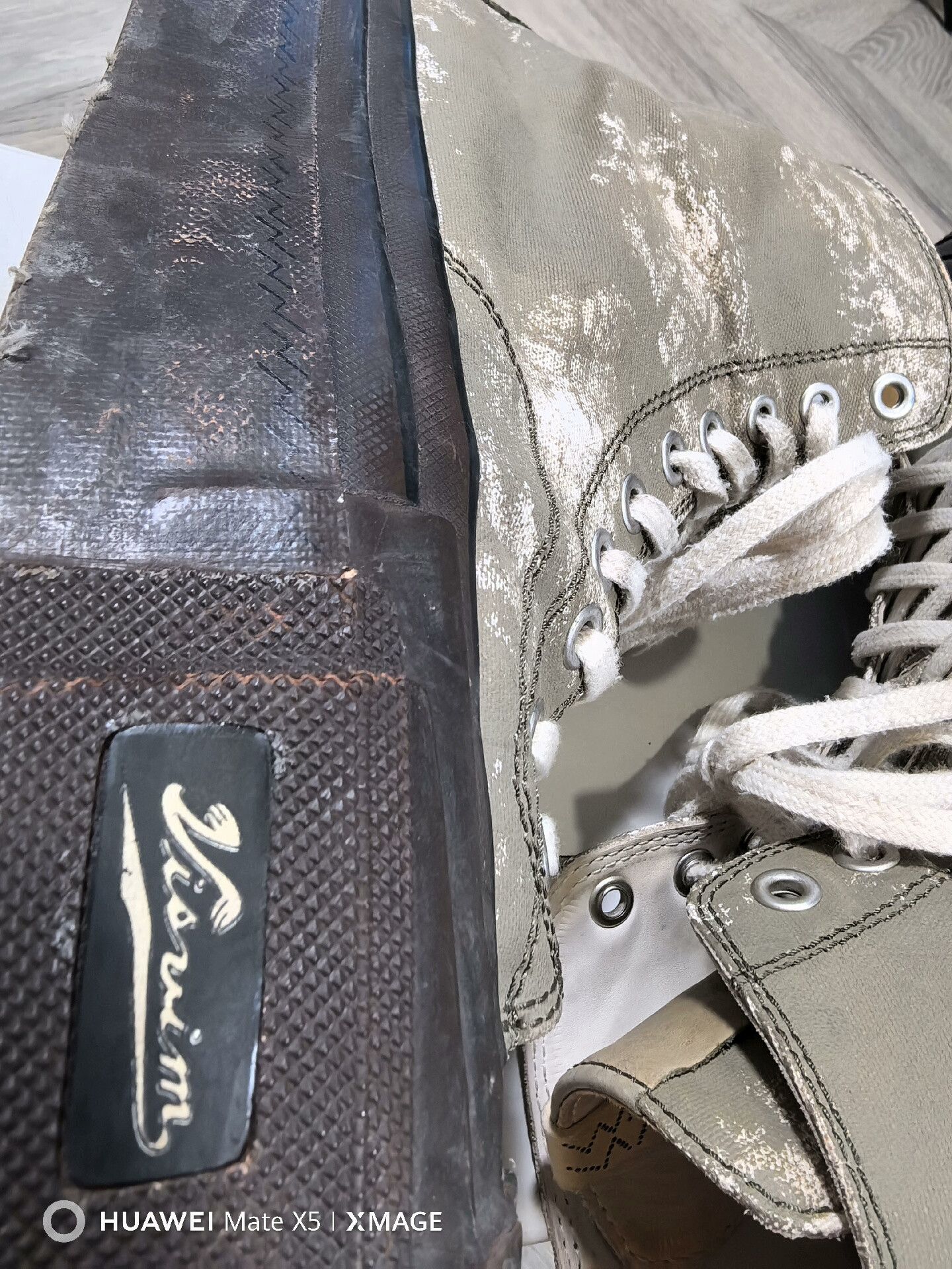 Visvim visvim skagway hi g.patten canvas shoes Size US 10.5 / EU 43-44 - 2 Thumbnail