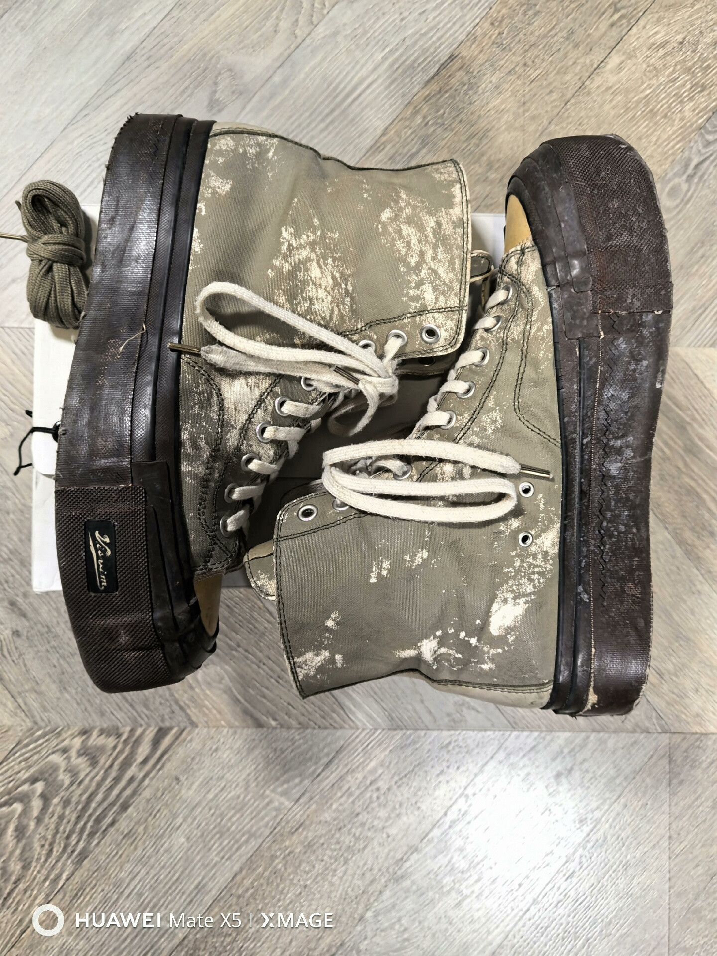 Visvim visvim skagway hi g.patten canvas shoes Size US 10.5 / EU 43-44 - 3 Thumbnail