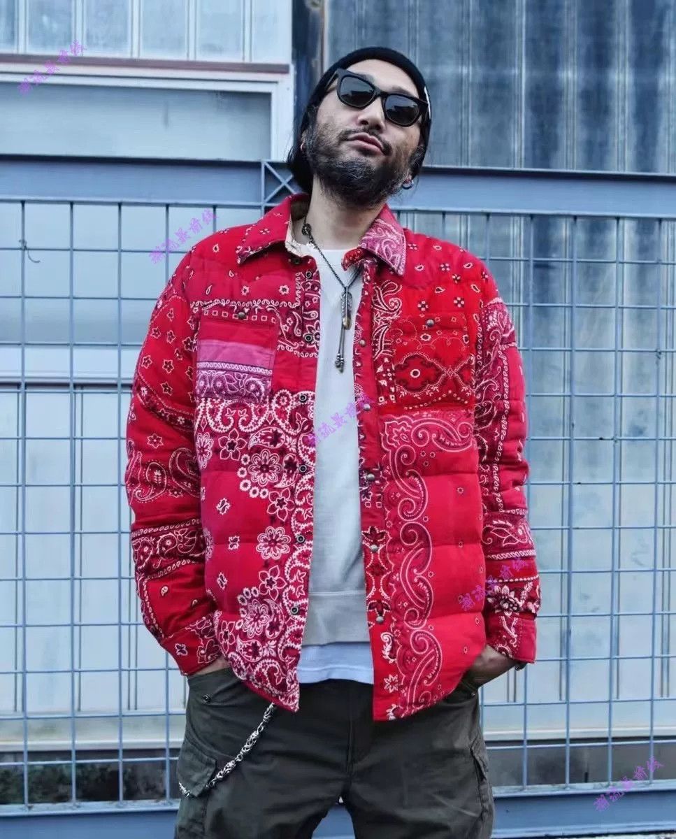 Visvim visvim bandana print down jacket Size L / US 10 / IT 46 - 6 Thumbnail