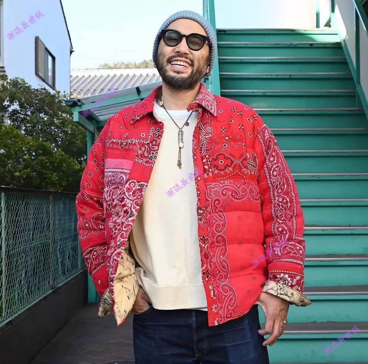 Visvim visvim bandana print down jacket Size L / US 10 / IT 46 - 9 Thumbnail