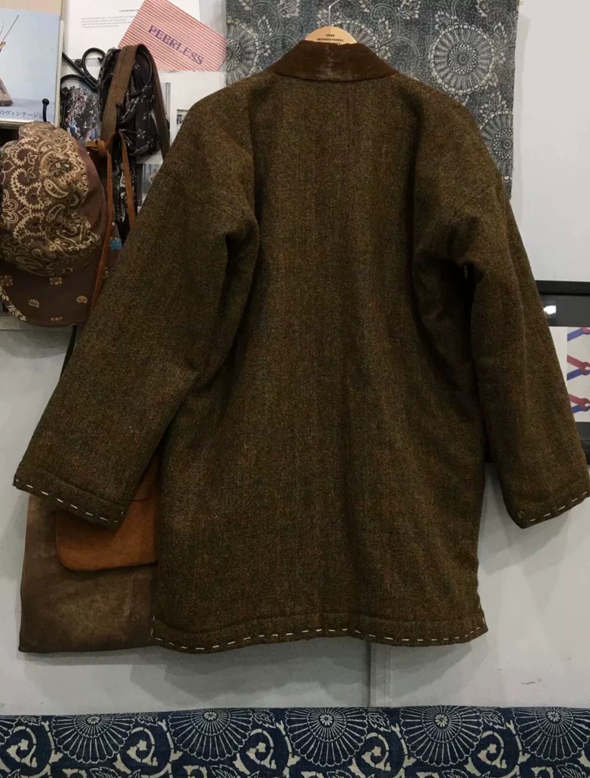 Visvim visvim Dotera Coat Harris Tweed Silk Jacket Size US S / EU 44-46 / 1 - 2 Thumbnail