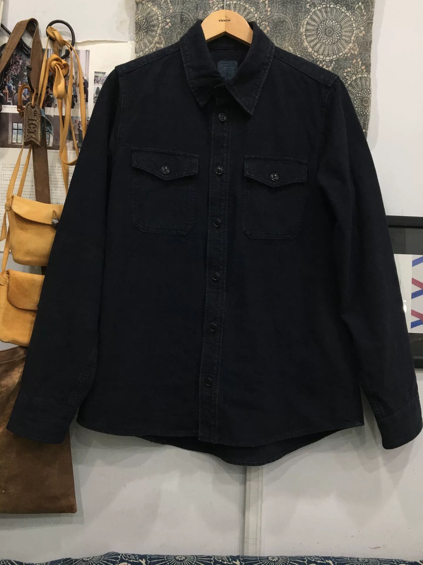 Visvim visvim black elk flannel shirt bandana Size US S / EU 44-46 / 1 - 2 Thumbnail