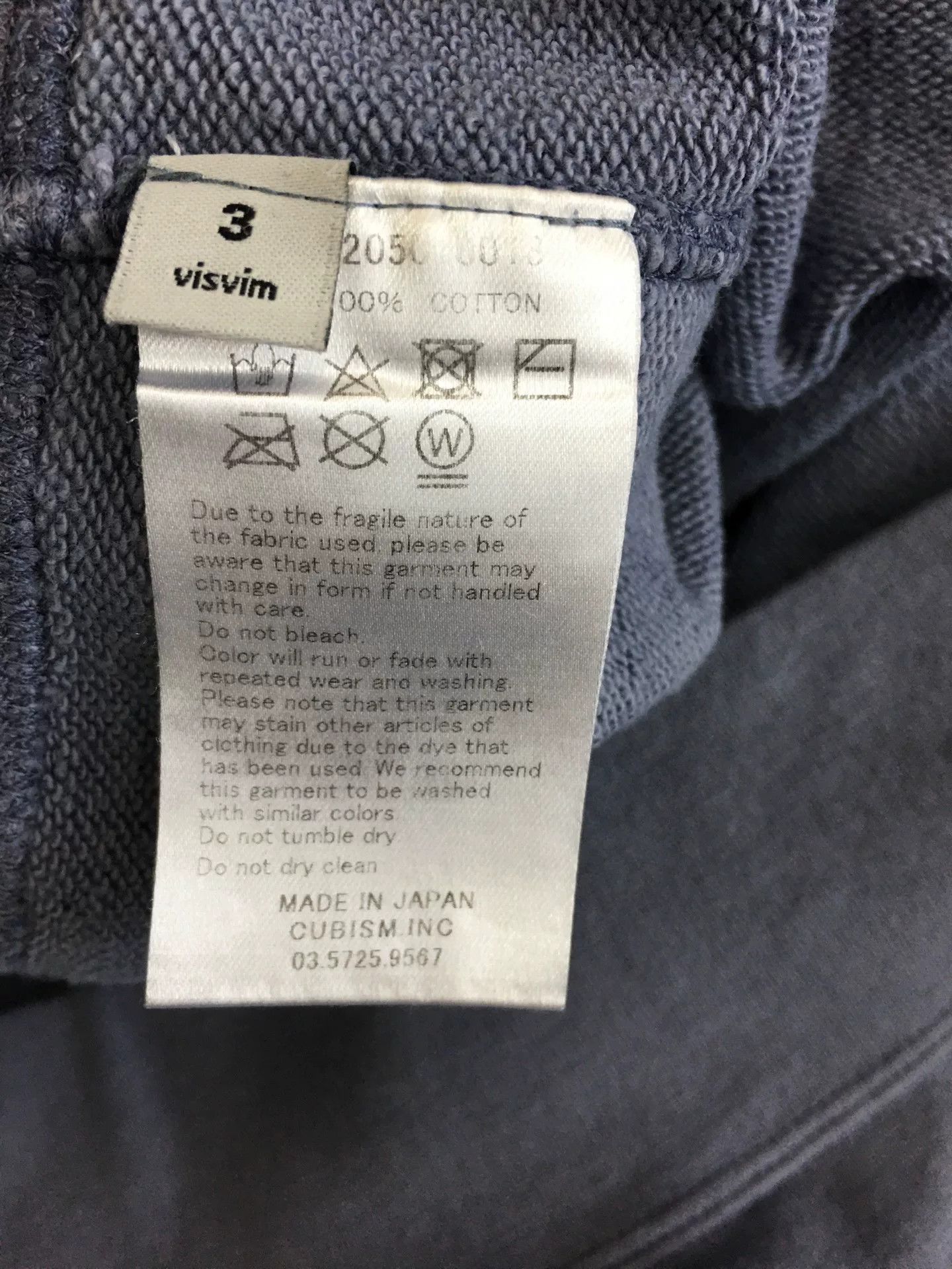 Visvim visvim 17aw jumbo hoodie in blue Size US L / EU 52-54 / 3 - 3 Thumbnail