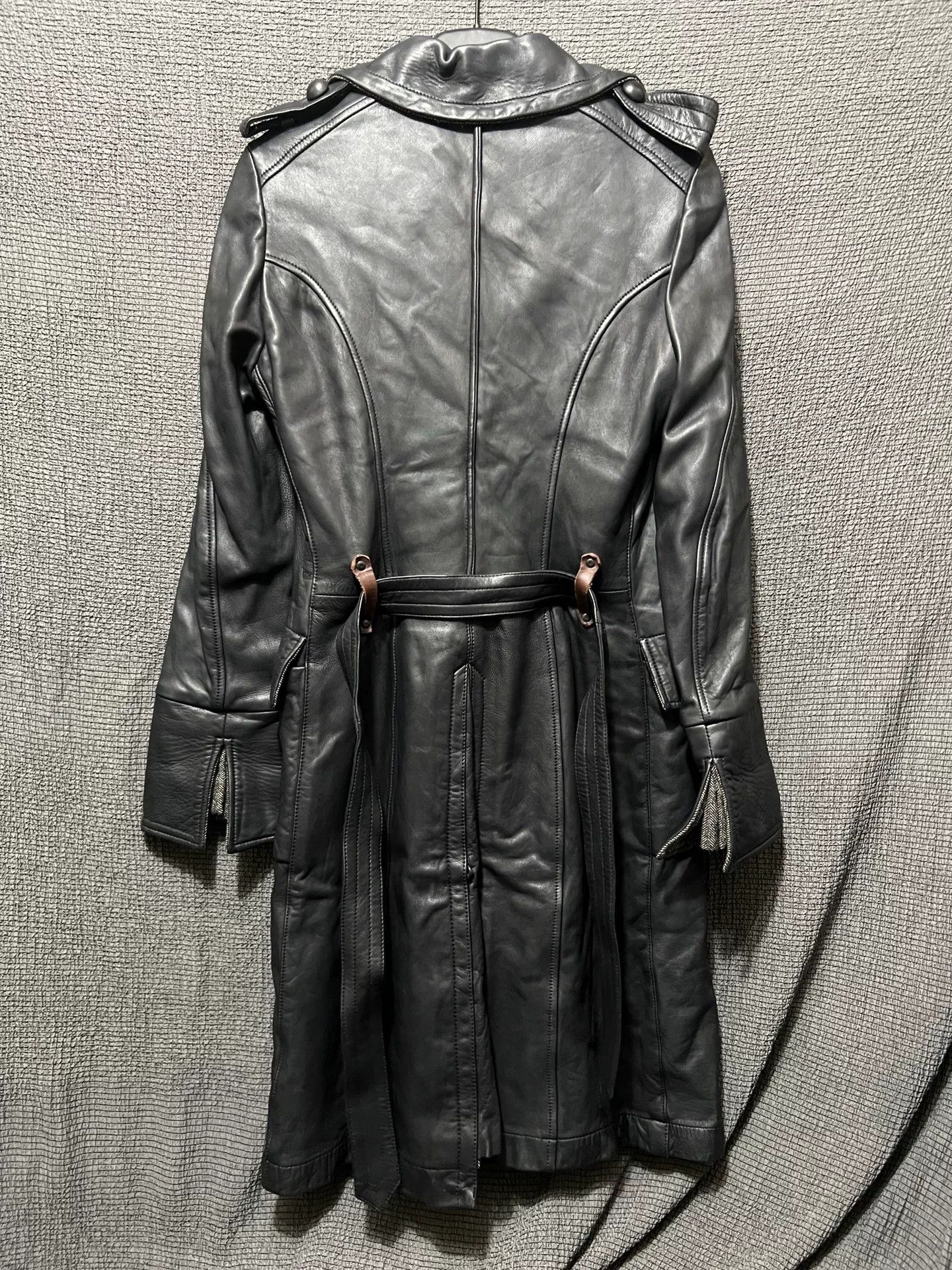 Isaac Sellam Experience Isaac Sellam Double-Breasted Leather Coat Size US M / EU 48-50 / 2 - 2 Thumbnail
