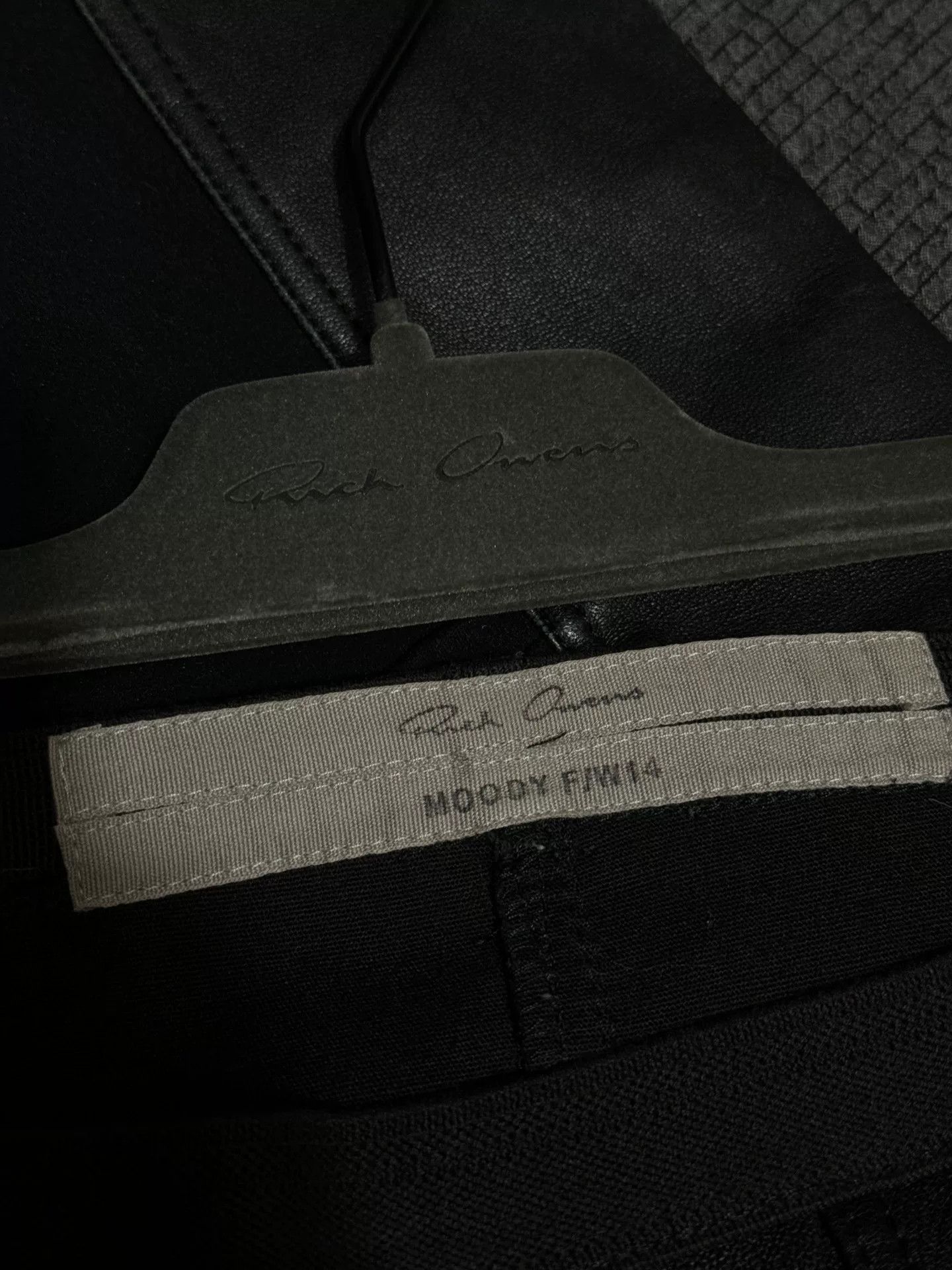Rick Owens Rick Owens Leather Pants from 14FW Collection Size 40" / US 18 - 8 Thumbnail