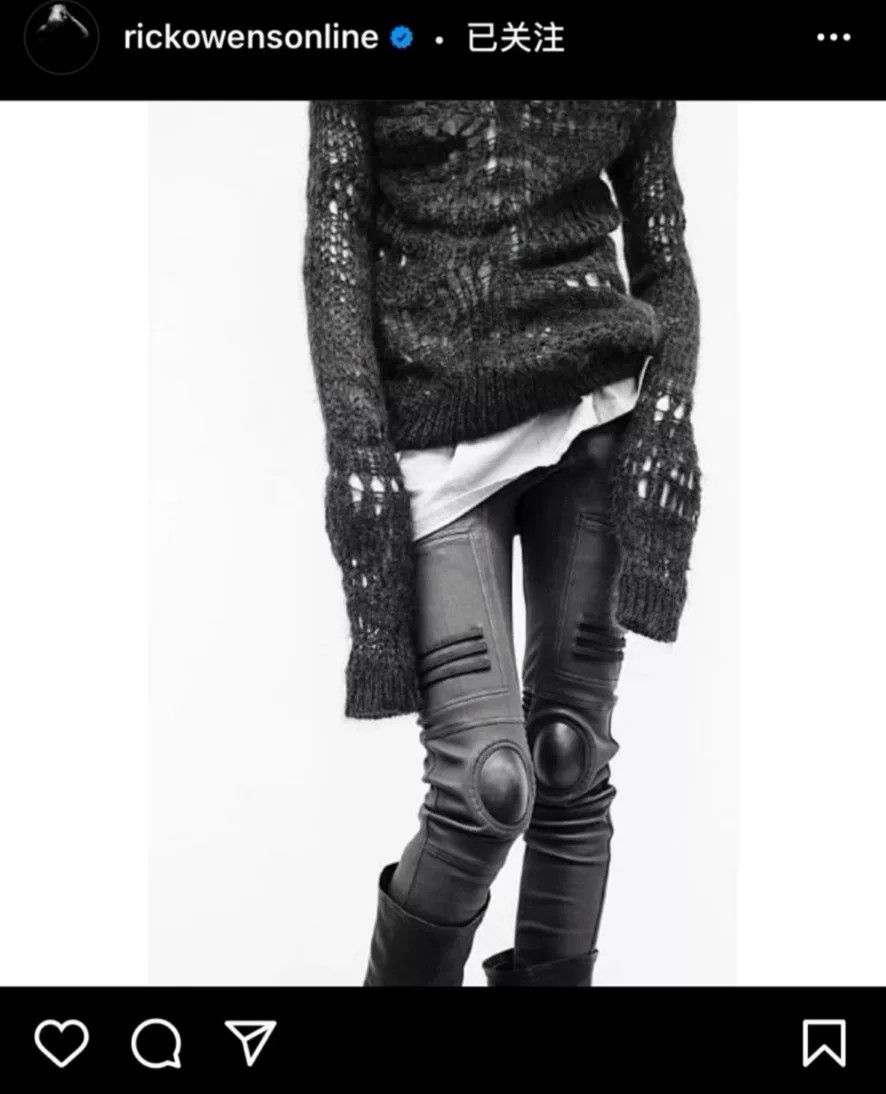 Rick Owens Rick Owens Leather Pants from 14FW Collection Size 40" / US 18 - 3 Thumbnail