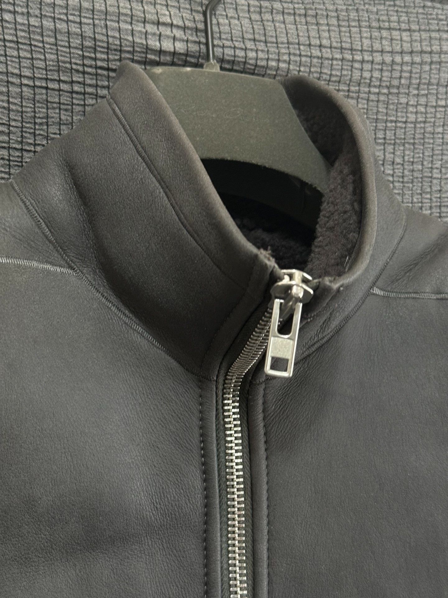 Rick Owens rick owens leather jacket with shearling collar Size US M / EU 48-50 / 2 - 3 Thumbnail