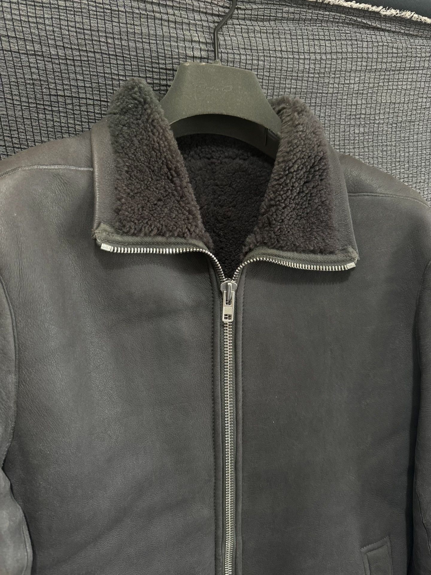 Rick Owens rick owens leather jacket with shearling collar Size US M / EU 48-50 / 2 - 2 Thumbnail