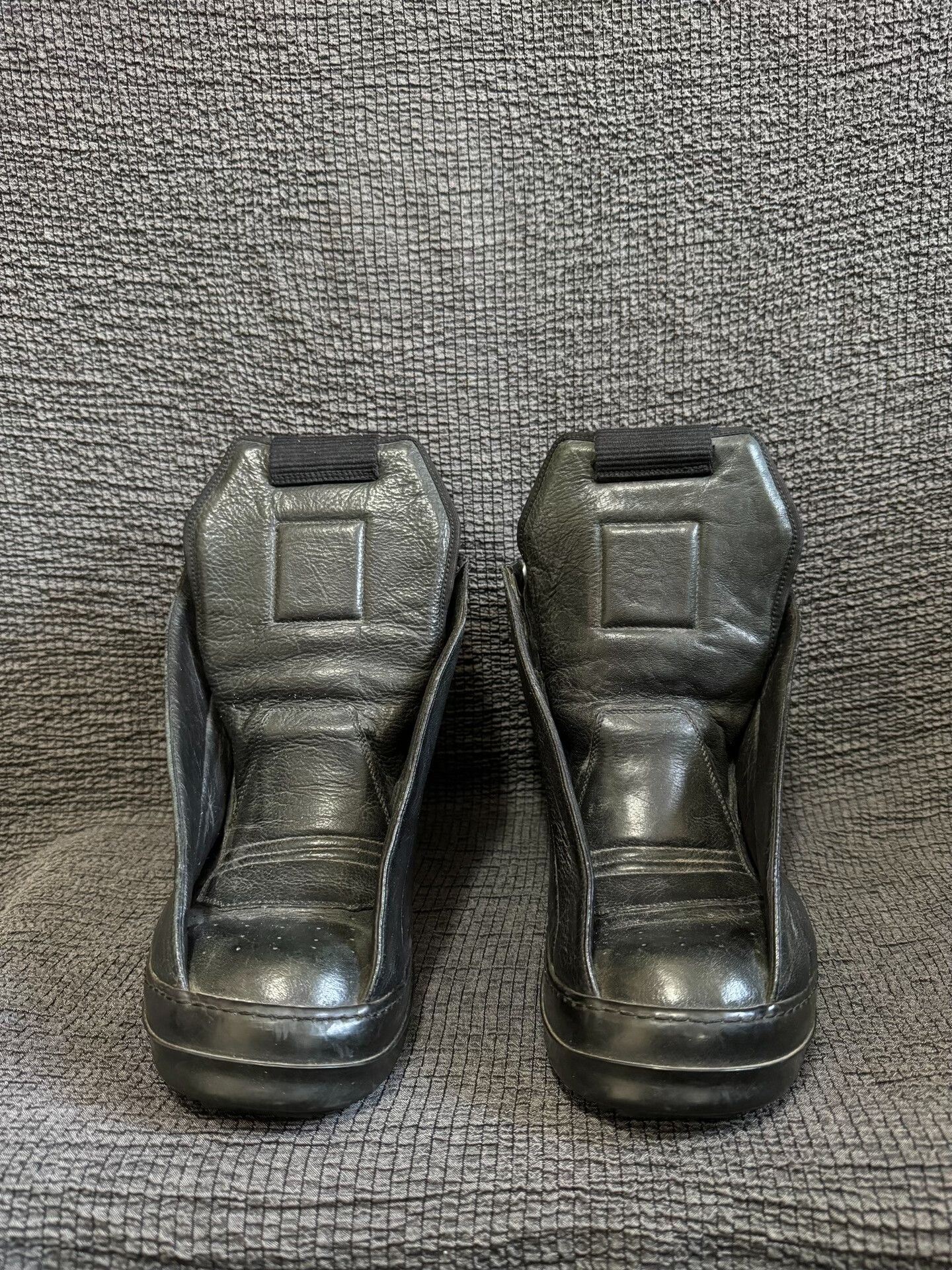 Rick Owens Rick Owens Black High Top Sneakers Size US 7.5 / EU 40-41 - 6 Thumbnail
