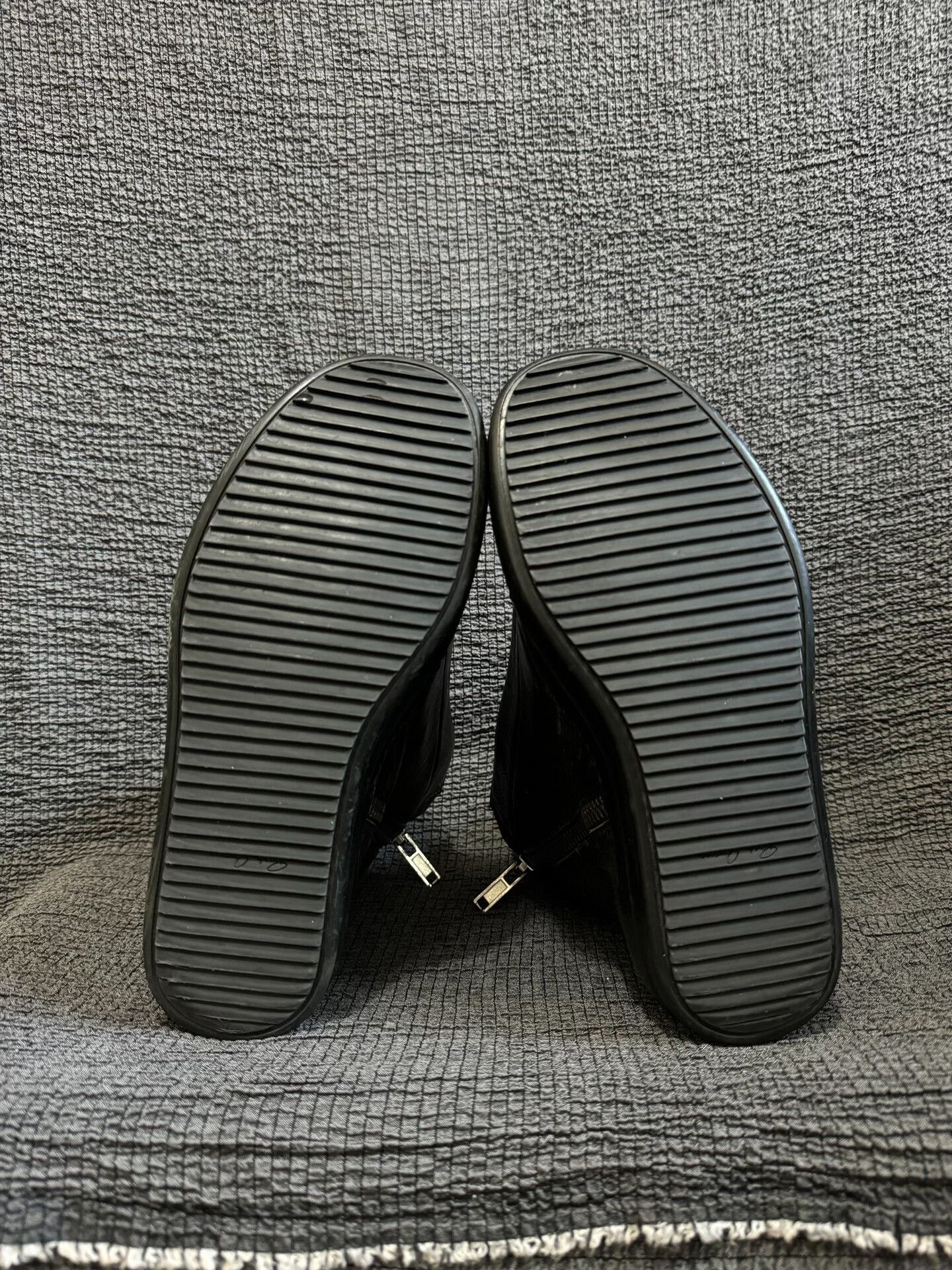 Rick Owens Rick Owens Black High Top Sneakers Size US 7.5 / EU 40-41 - 8 Thumbnail