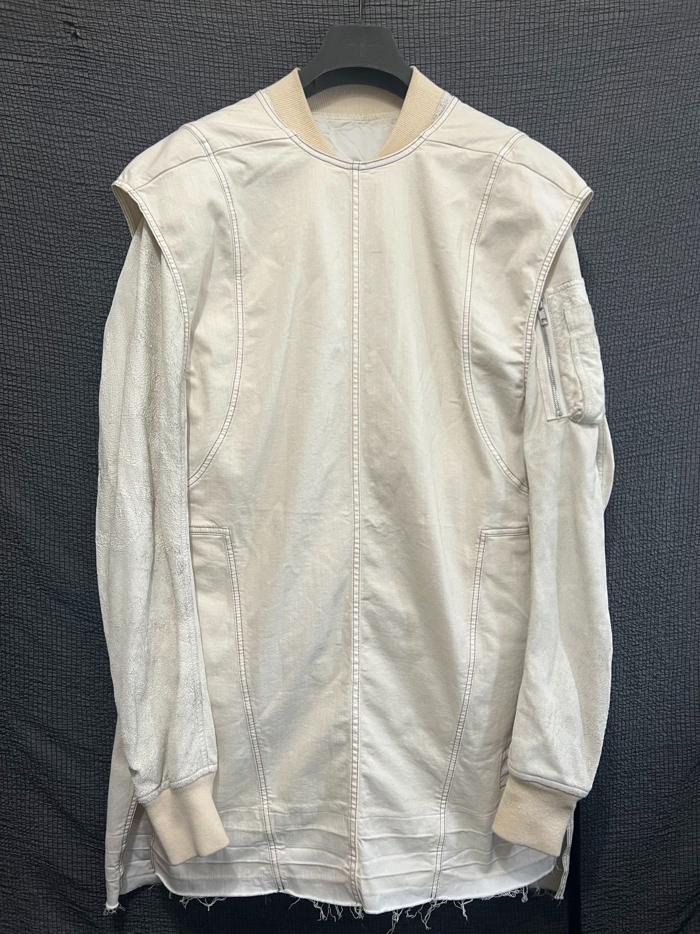 Rick Owens rick owens new texture frayed vest Size US XL / EU 56 / 4 - 2 Thumbnail