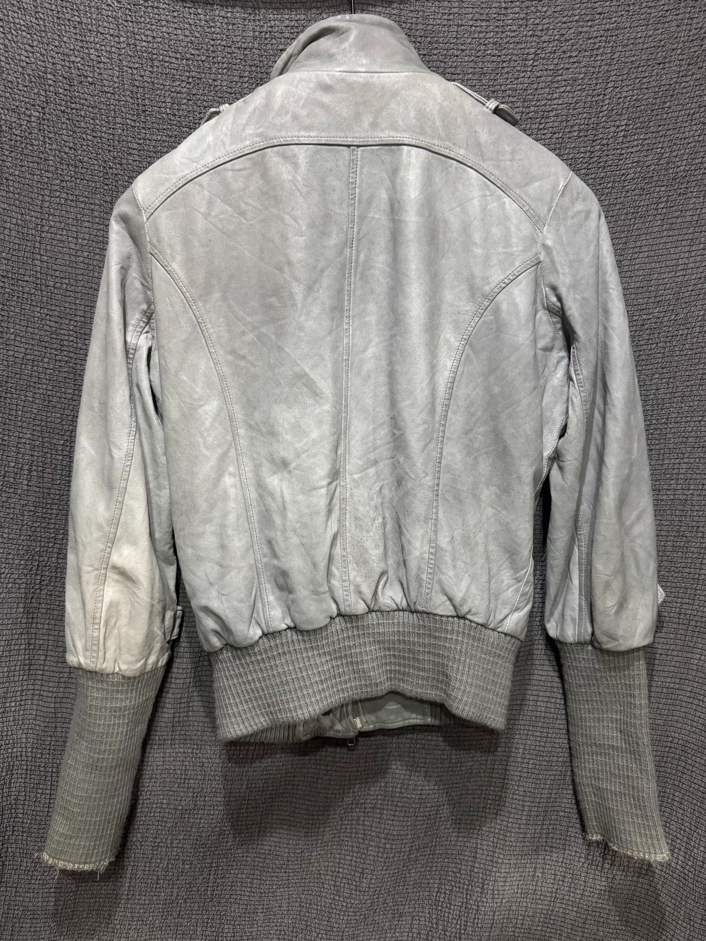 Giorgio Brato contemporary gray leather jacket by giorgio brato Size US L / EU 52-54 / 3 - 4 Thumbnail