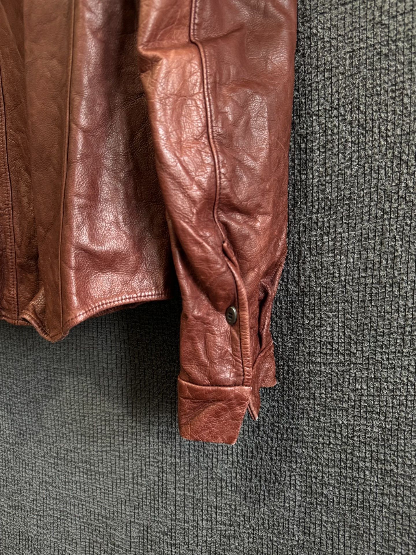 Carpe Diem carpe diem blood red leather jacket Size US M / EU 48-50 / 2 - 6 Thumbnail