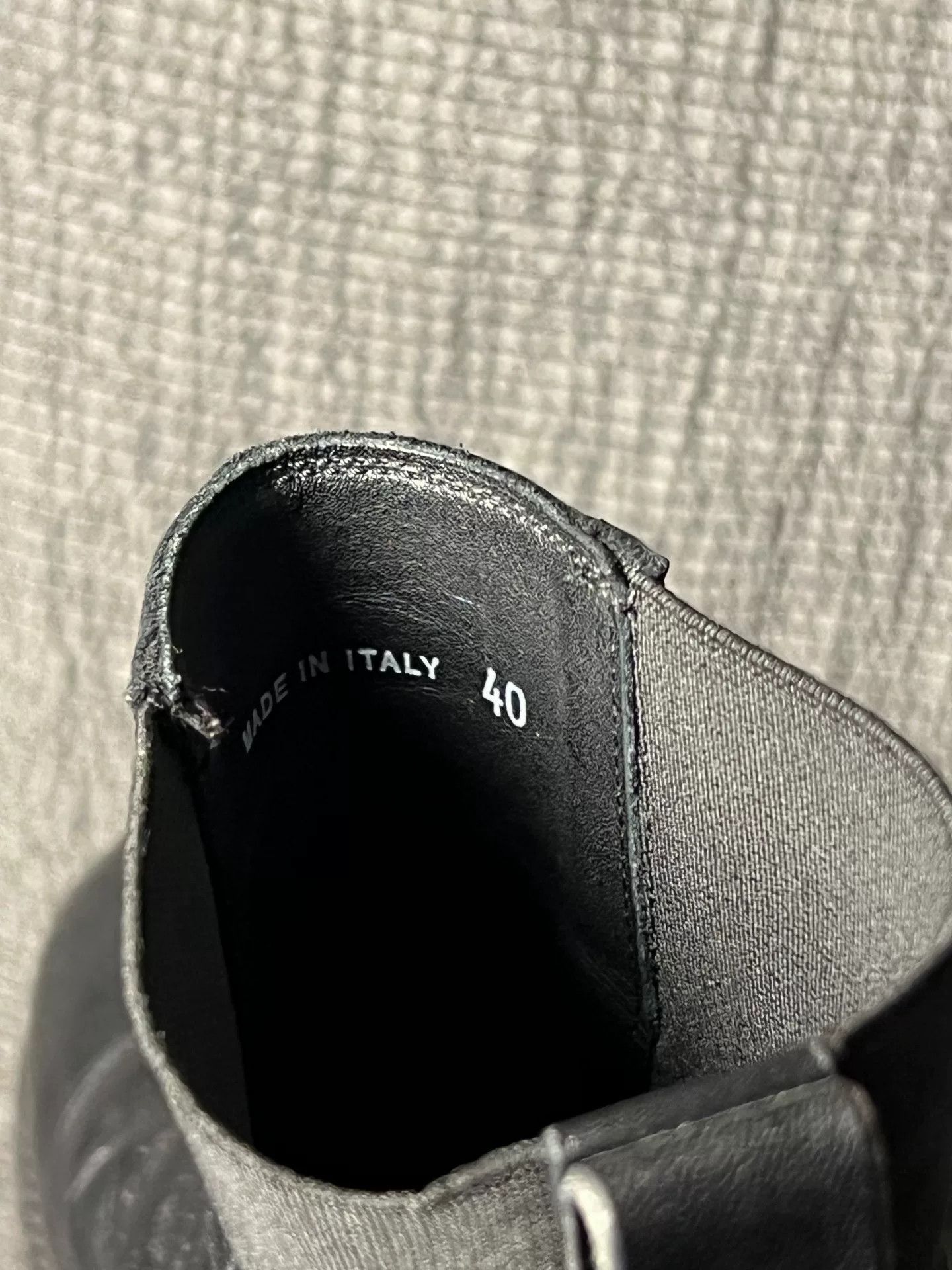 Rick Owens black leather chelsea boots by rick owens Size US 7 / EU 40 - 8 Thumbnail