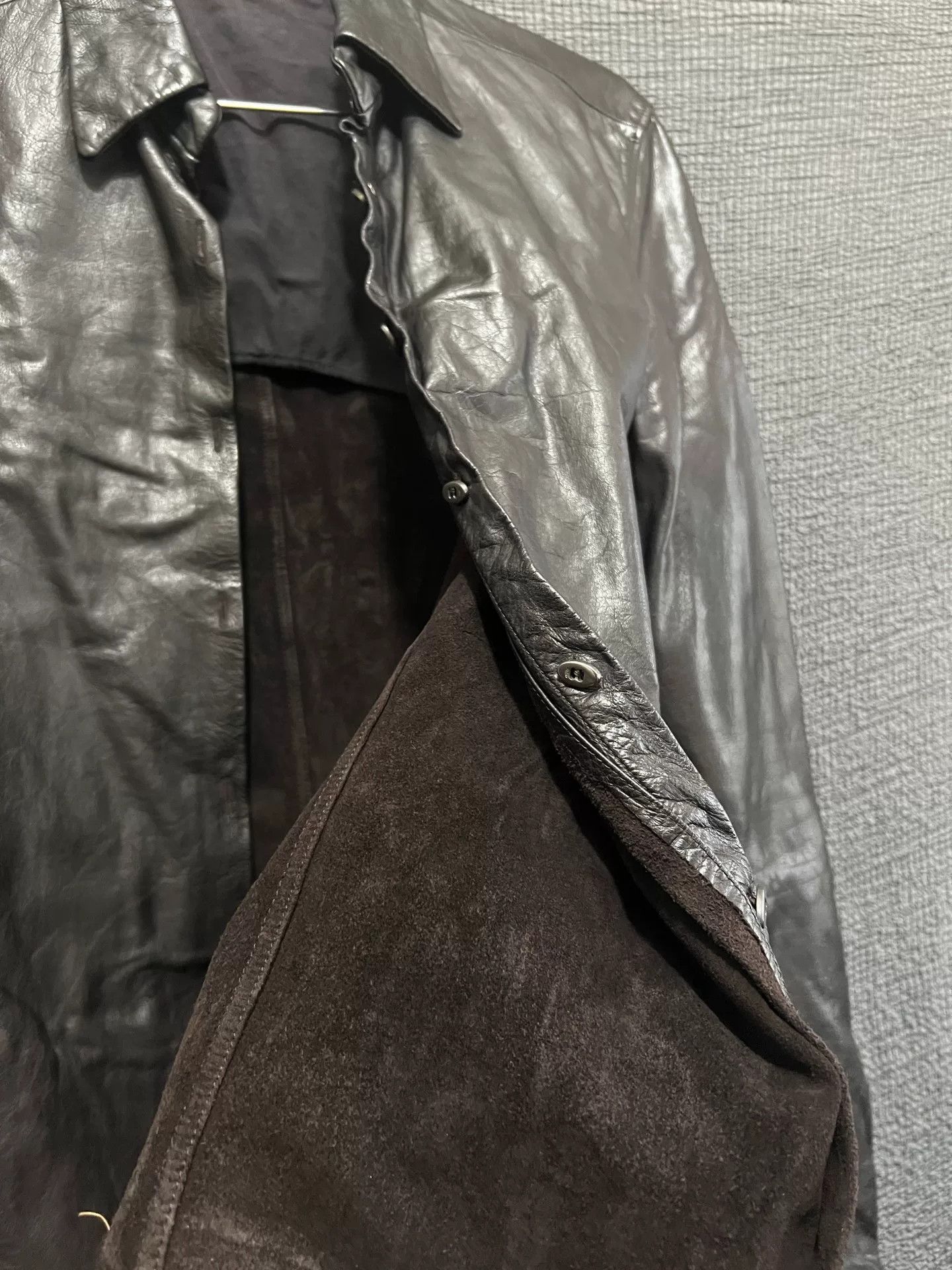 Carpe Diem Carpe Diem Black Leather Shirt Jacket Size US M / EU 48-50 / 2 - 4 Thumbnail