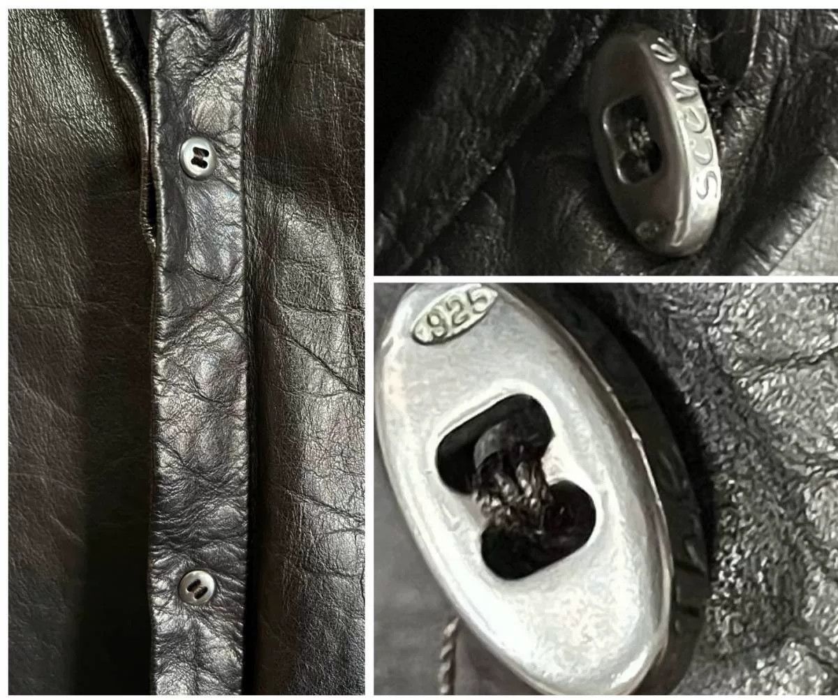 Carpe Diem Carpe Diem Black Leather Shirt Jacket Size US M / EU 48-50 / 2 - 5 Thumbnail