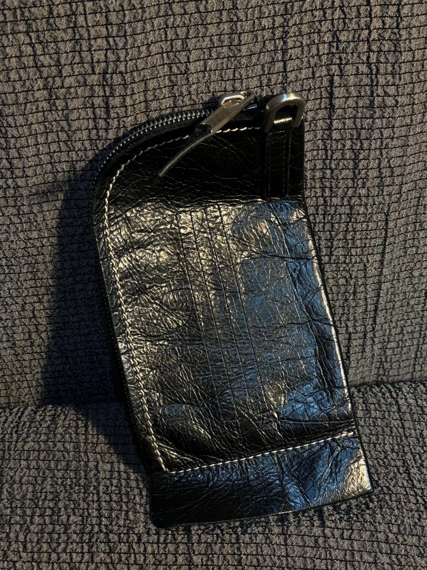 Rick Owens Rick Owens Leather Black Card Holder Size ONE SIZE - 5 Thumbnail