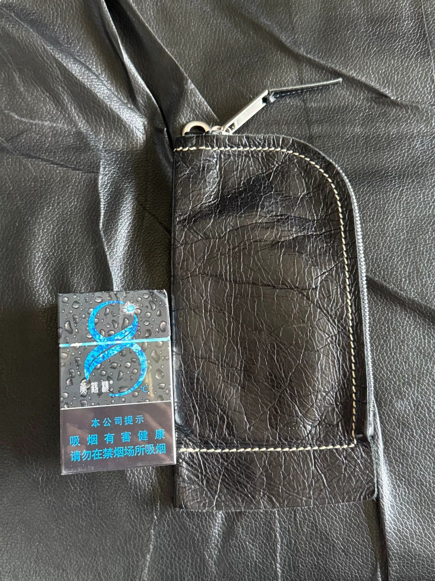 Rick Owens Rick Owens Leather Black Card Holder Size ONE SIZE - 9 Thumbnail