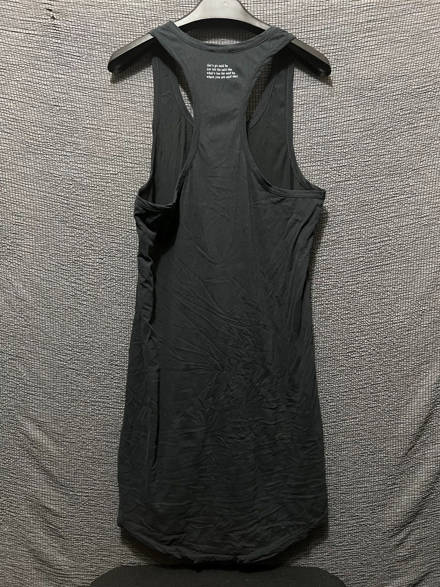 Ann Demeulemeester ann demeulemeester black cotton tank top Size S / US 4 / IT 40 - 2 Thumbnail