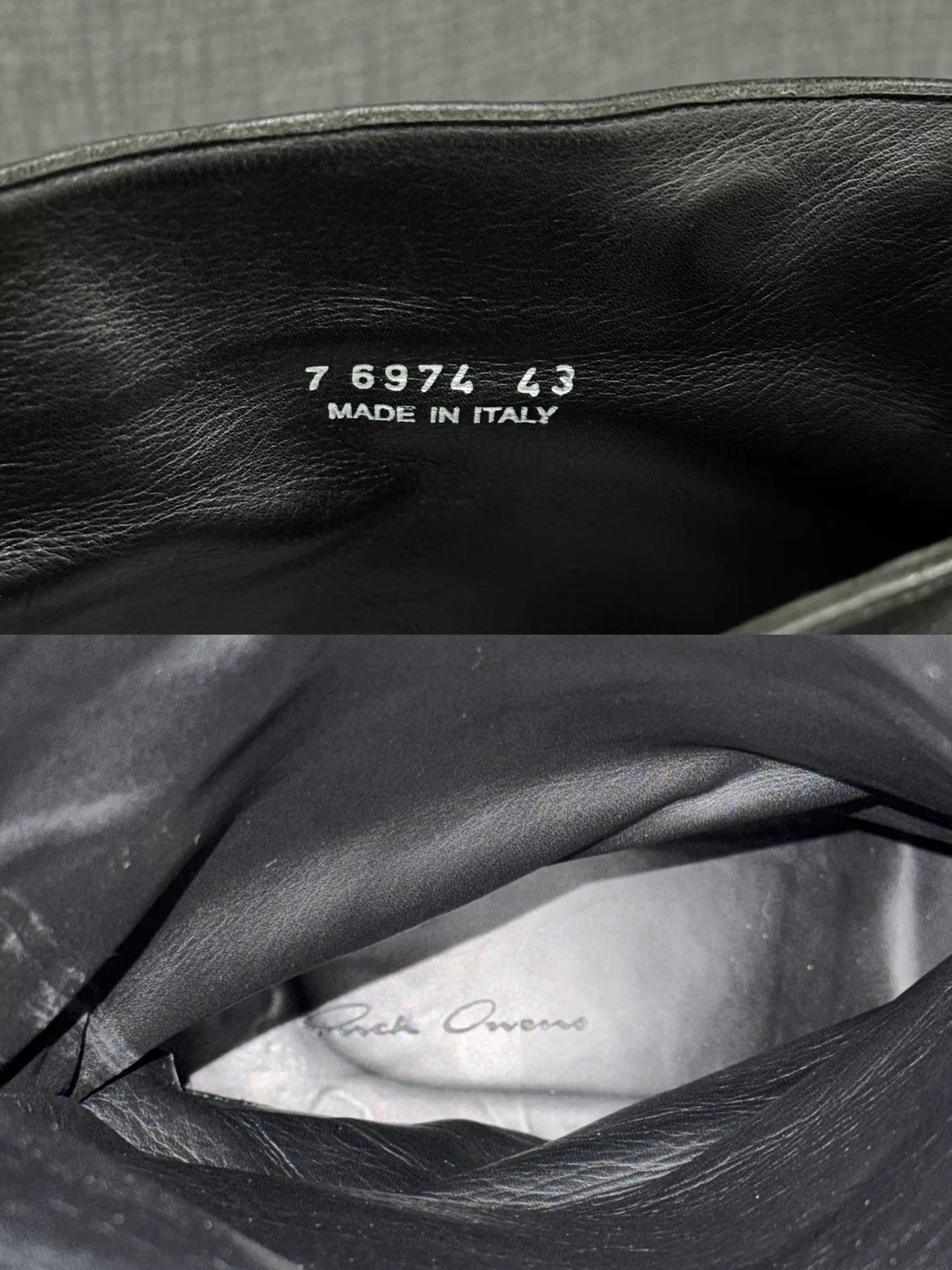 Rick Owens black leather ankle boots from Rick Owens Size US 10 / EU 43 - 9 Thumbnail