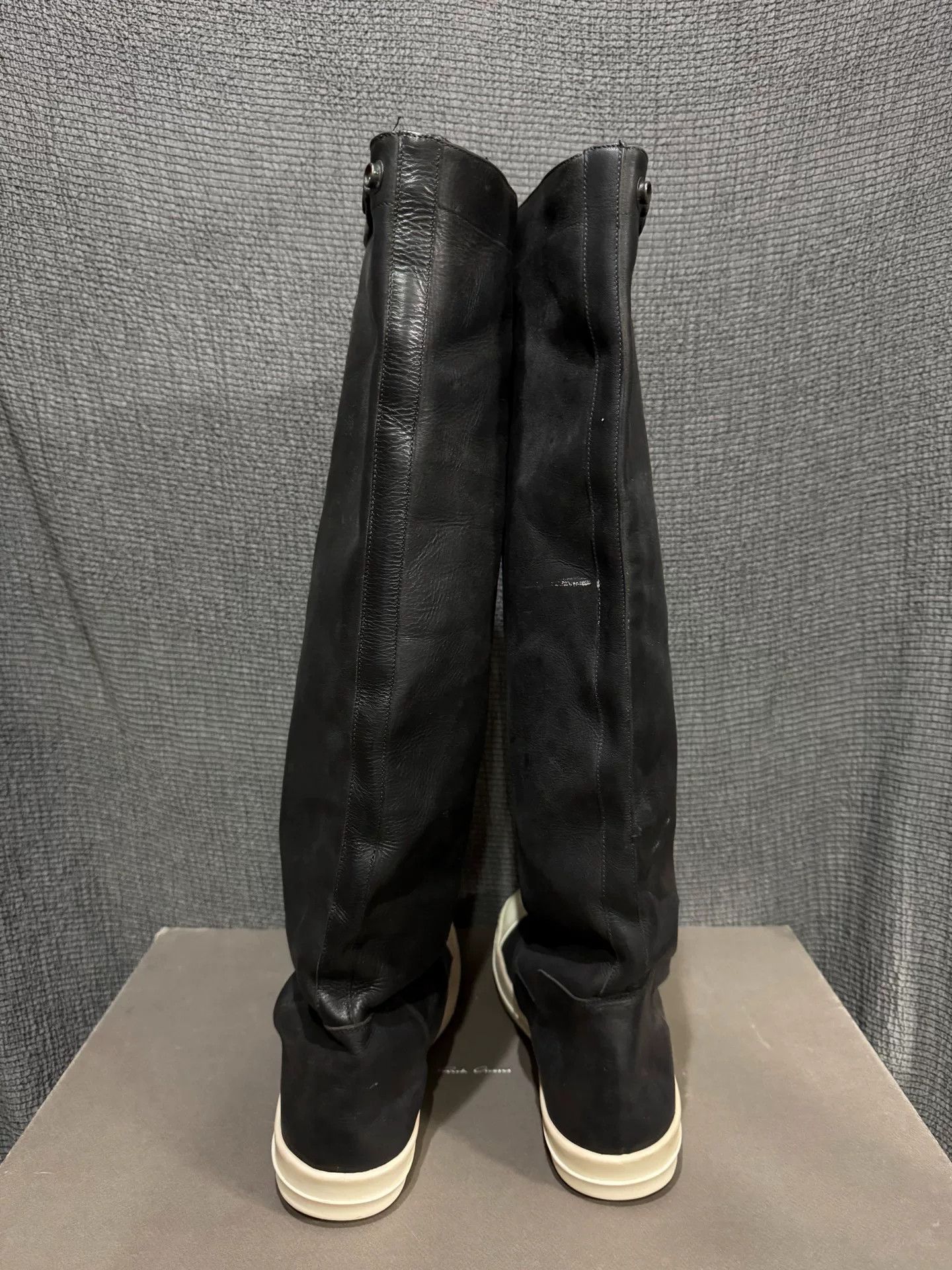 Rick Owens black leather ankle boots from Rick Owens Size US 10 / EU 43 - 7 Thumbnail