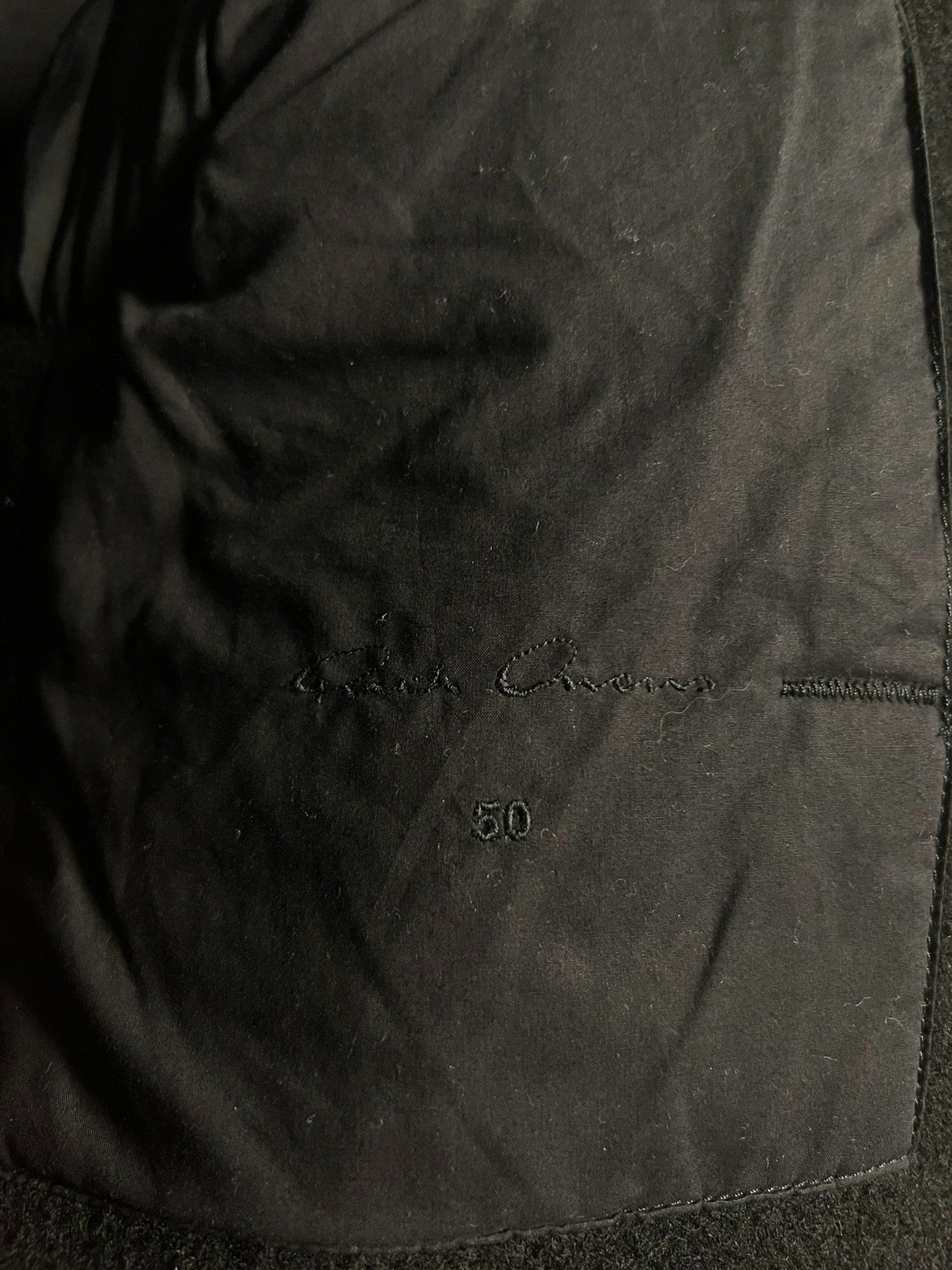 Rick Owens Rick Owens Leather Jacket with Asymmetrical Zip Size US L / EU 52-54 / 3 - 6 Thumbnail