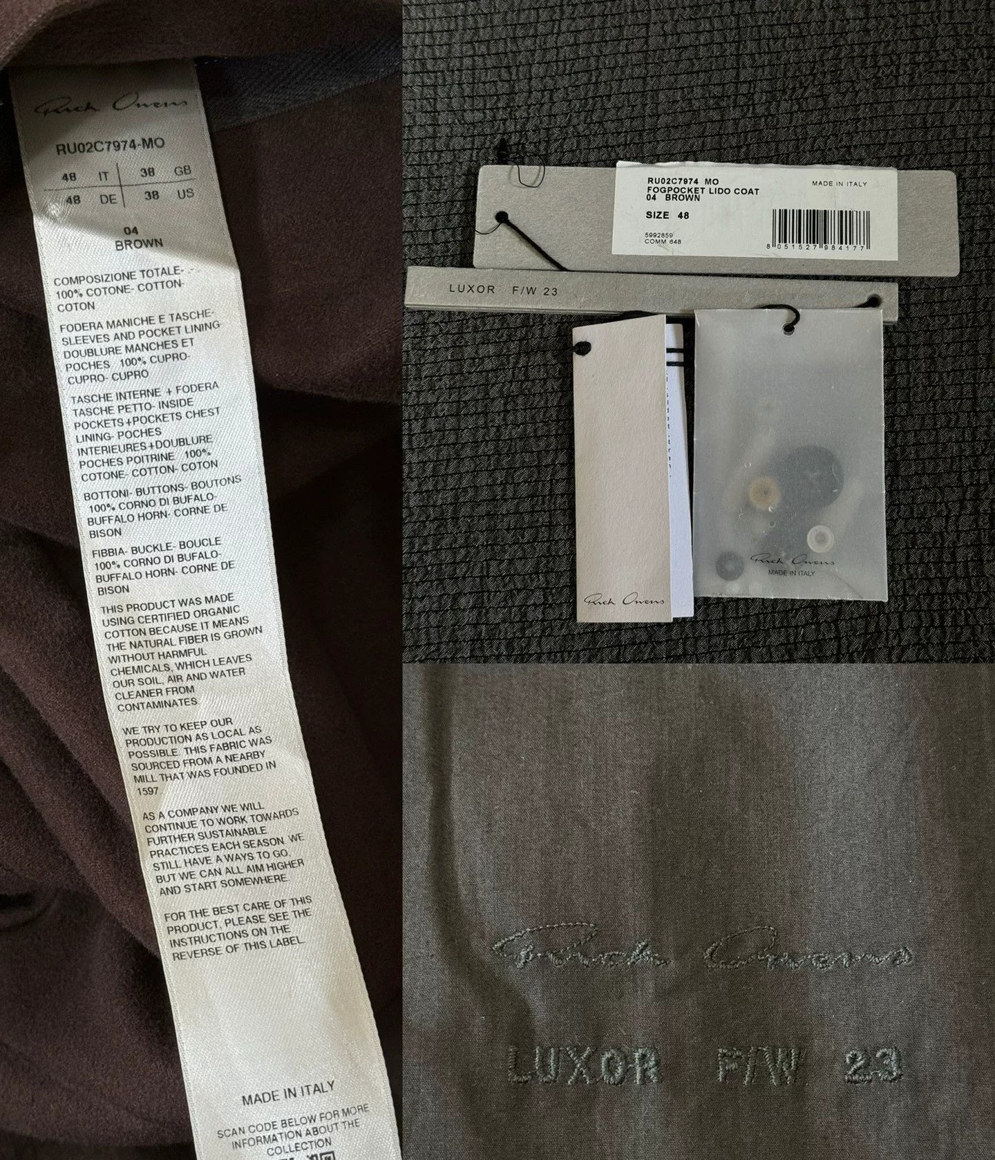 Rick Owens brown parka waistcoat from Rick Owens Size US M / EU 48-50 / 2 - 5 Thumbnail