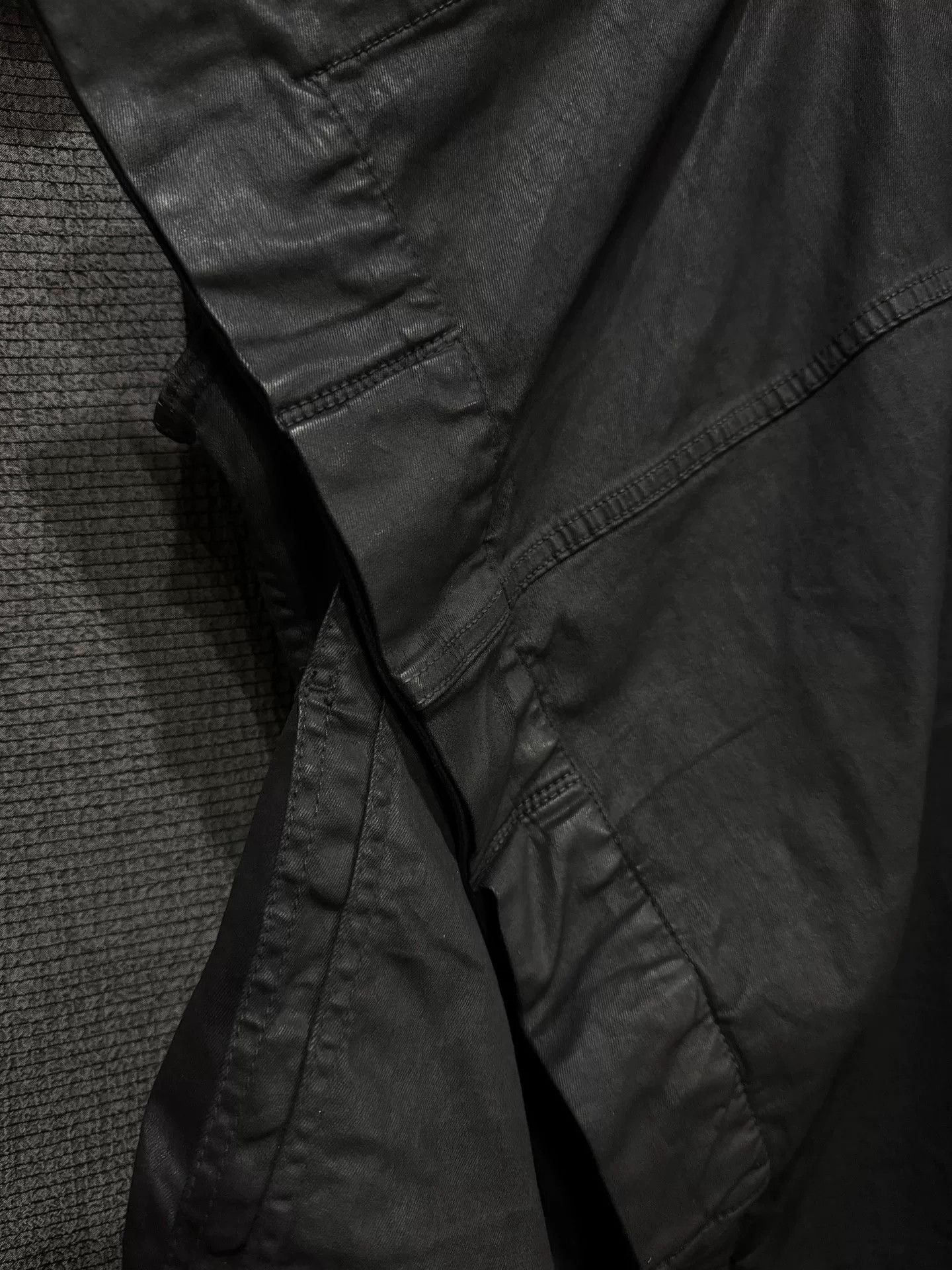 Rick Owens rick owens waxed denim vest jacket Size US S / EU 44-46 / 1 - 8 Thumbnail