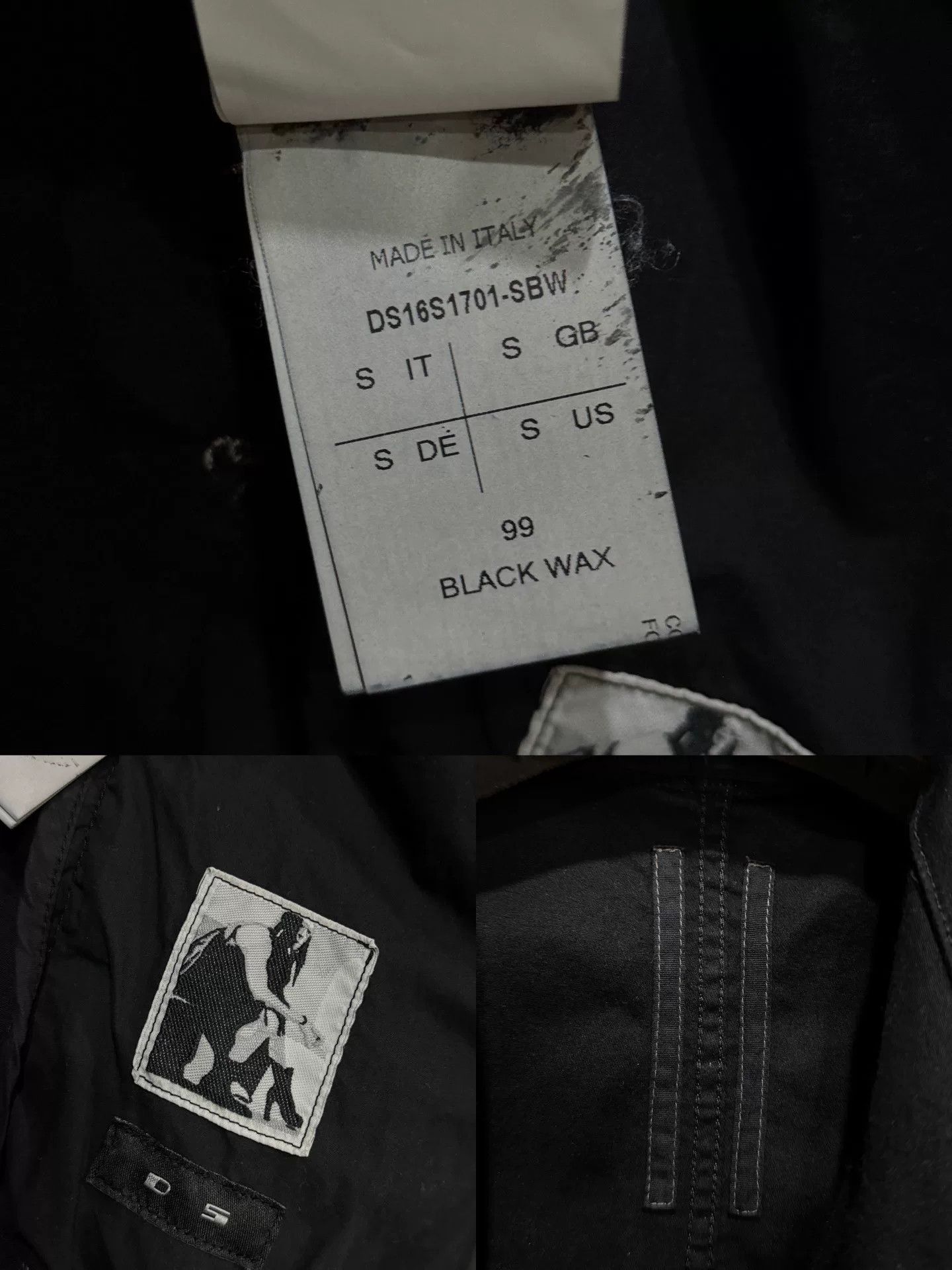 Rick Owens rick owens waxed denim vest jacket Size US S / EU 44-46 / 1 - 9 Thumbnail