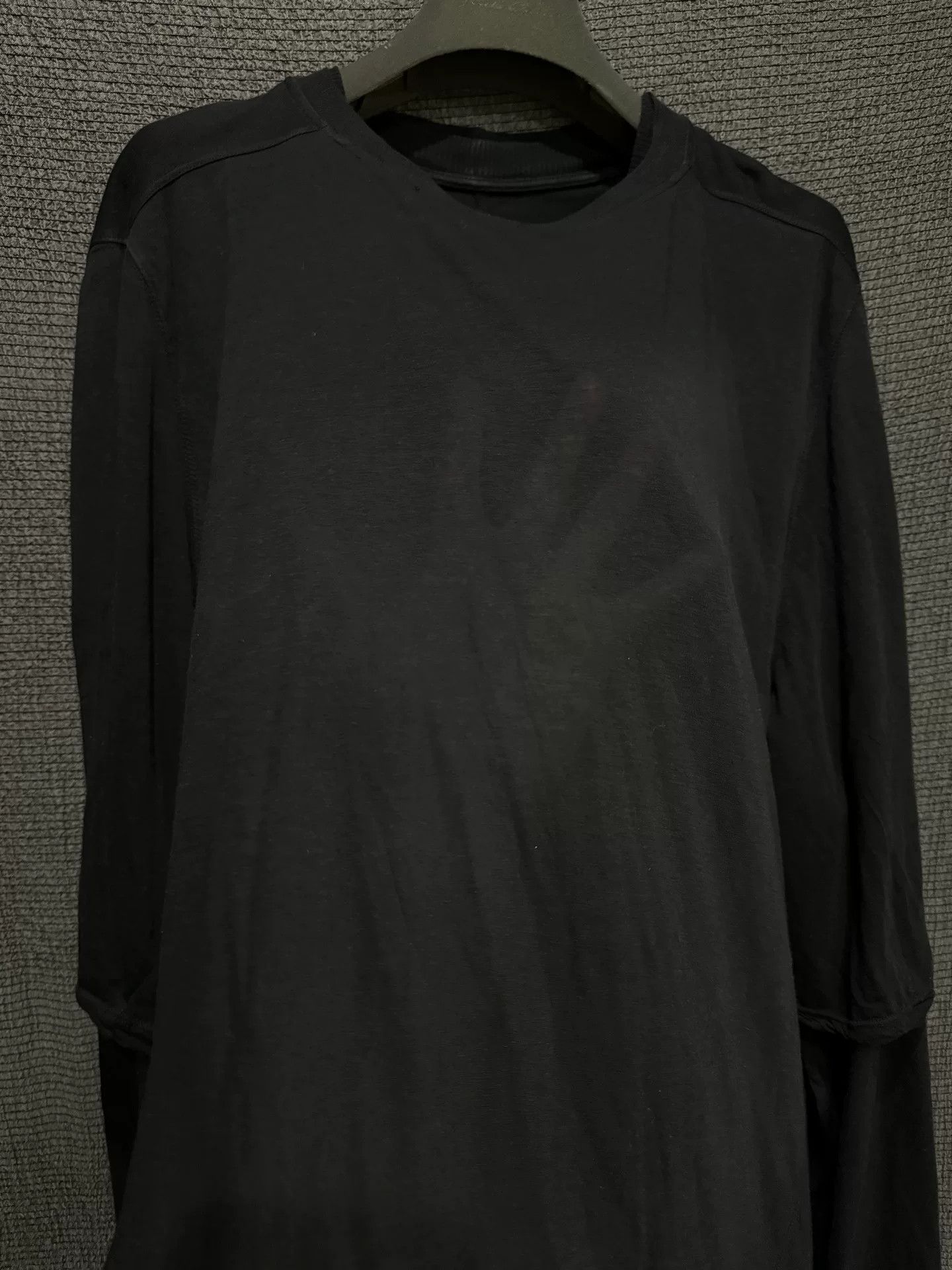 Rick Owens oversized black long sleeve shirt by rick owens Size US XL / EU 56 / 4 - 3 Thumbnail