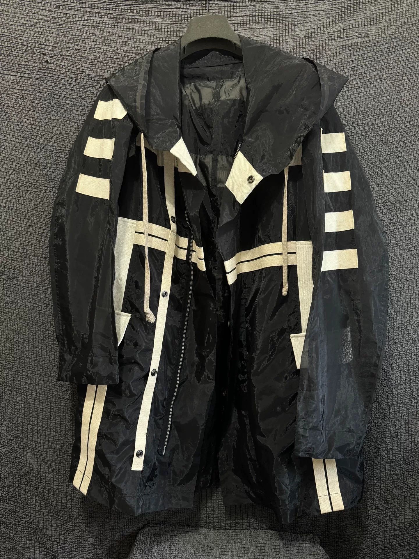 Rick Owens rick owens rare sheer tie coat Size US L / EU 52-54 / 3 - 7 Thumbnail