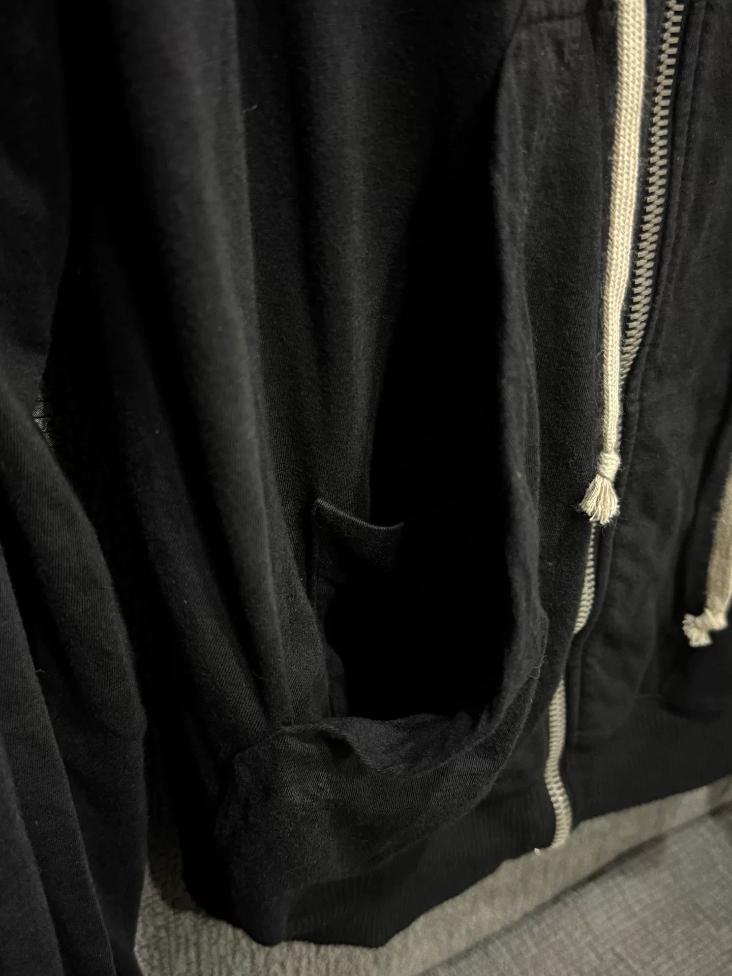 Rick Owens classic rick owens zip-up hoodie jacket Size US L / EU 52-54 / 3 - 4 Thumbnail