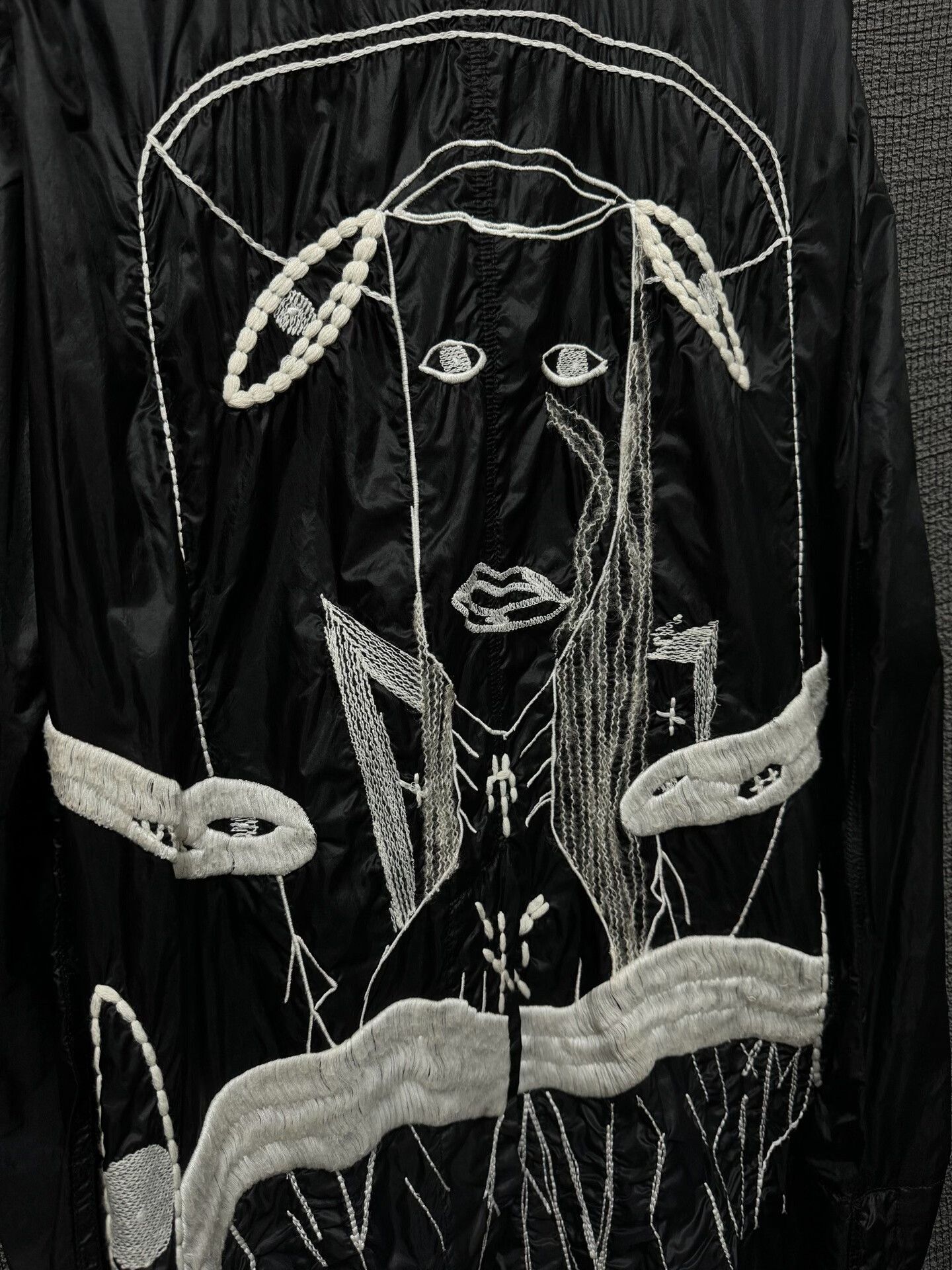 Rick Owens rick owens embroidered windbreaker coat Size US M / EU 48-50 / 2 - 6 Thumbnail