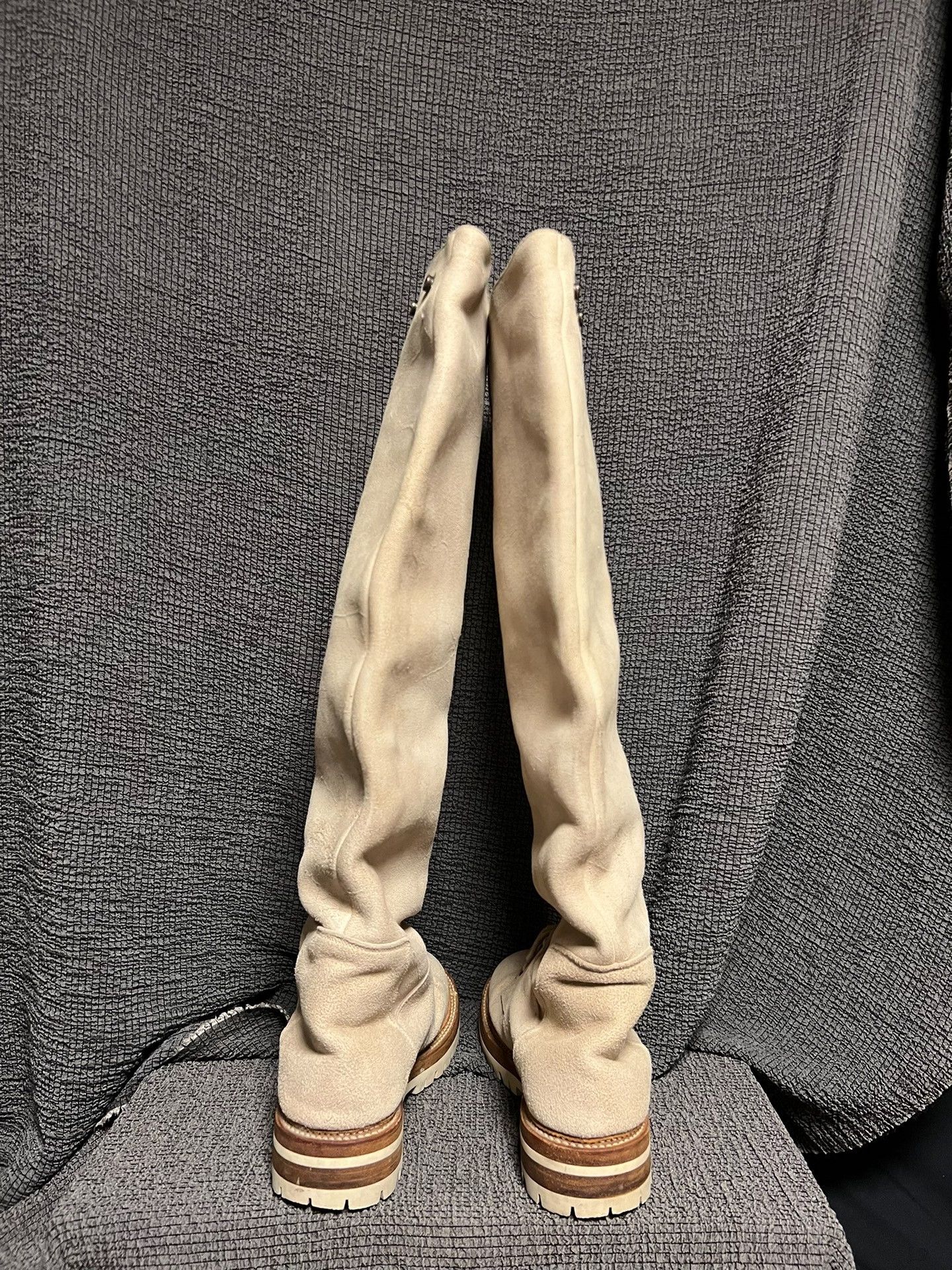 Rick Owens Rick Owens Archive Long Beige Boots Size US 8.5 / EU 41-42 - 5 Thumbnail