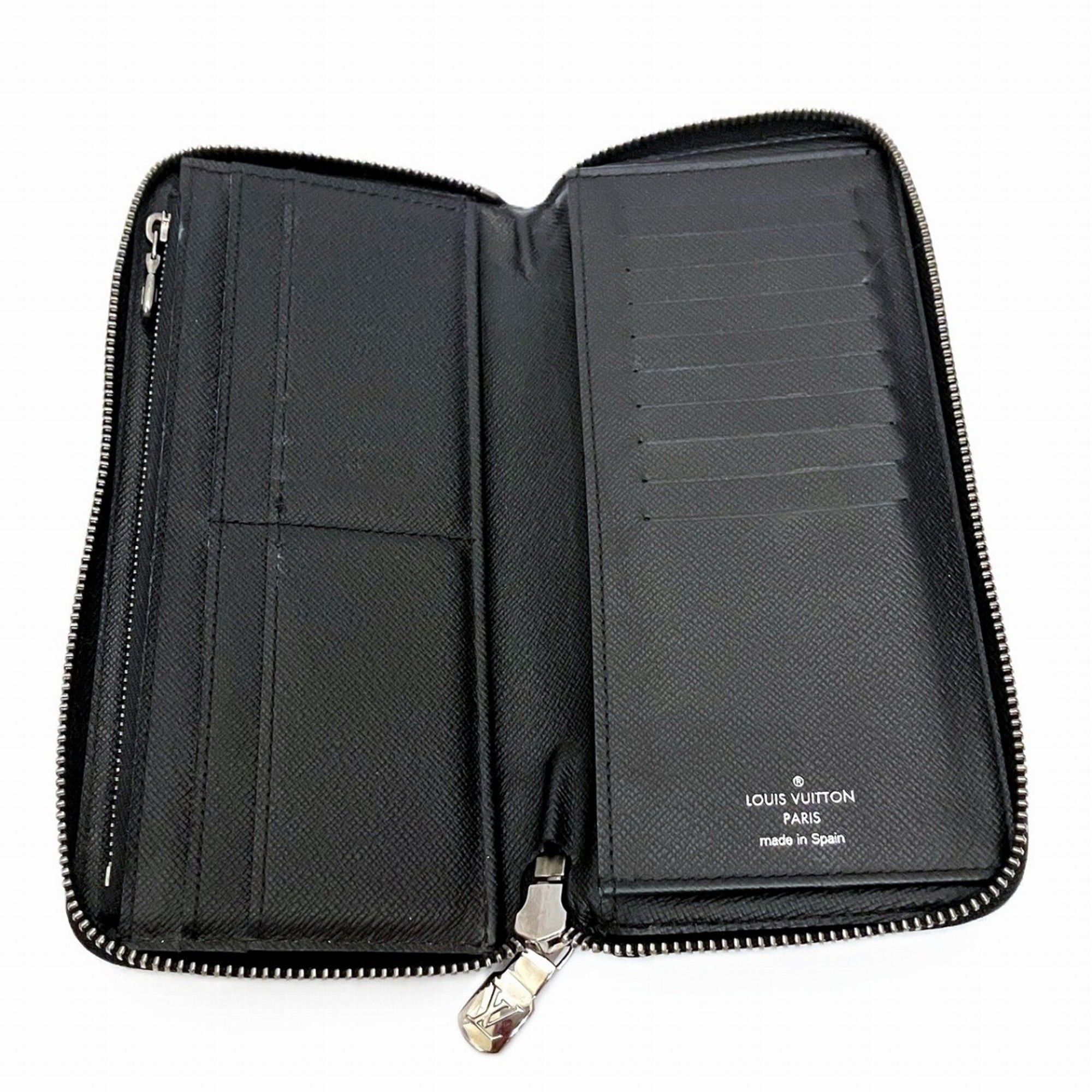 Louis Vuitton Louis Vuitton Zippy Wallet Vertical Monogram Eclipse Toal Fabric M62295 Size ONE SIZE - 3 Thumbnail