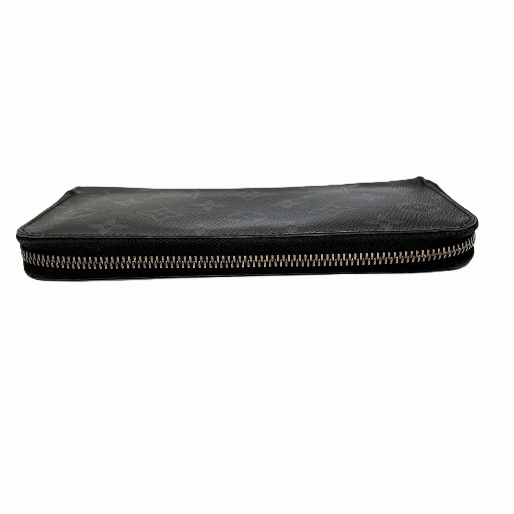 Louis Vuitton Louis Vuitton Zippy Wallet Vertical Monogram Eclipse Toal Fabric M62295 Size ONE SIZE - 9 Thumbnail