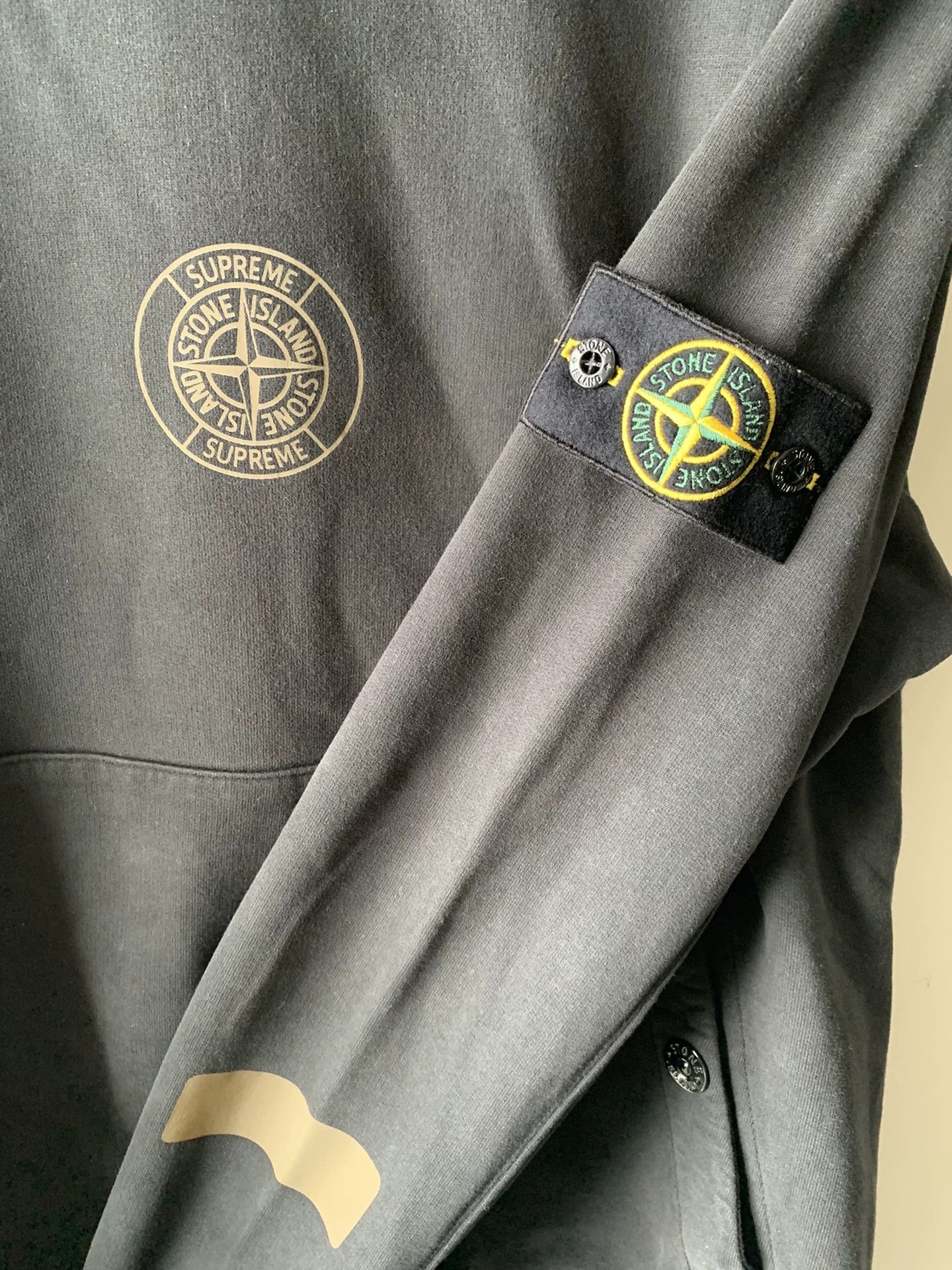 Stone Island stone island x supreme hooded sweatshirt Size US L / EU 52-54 / 3 - 4 Thumbnail