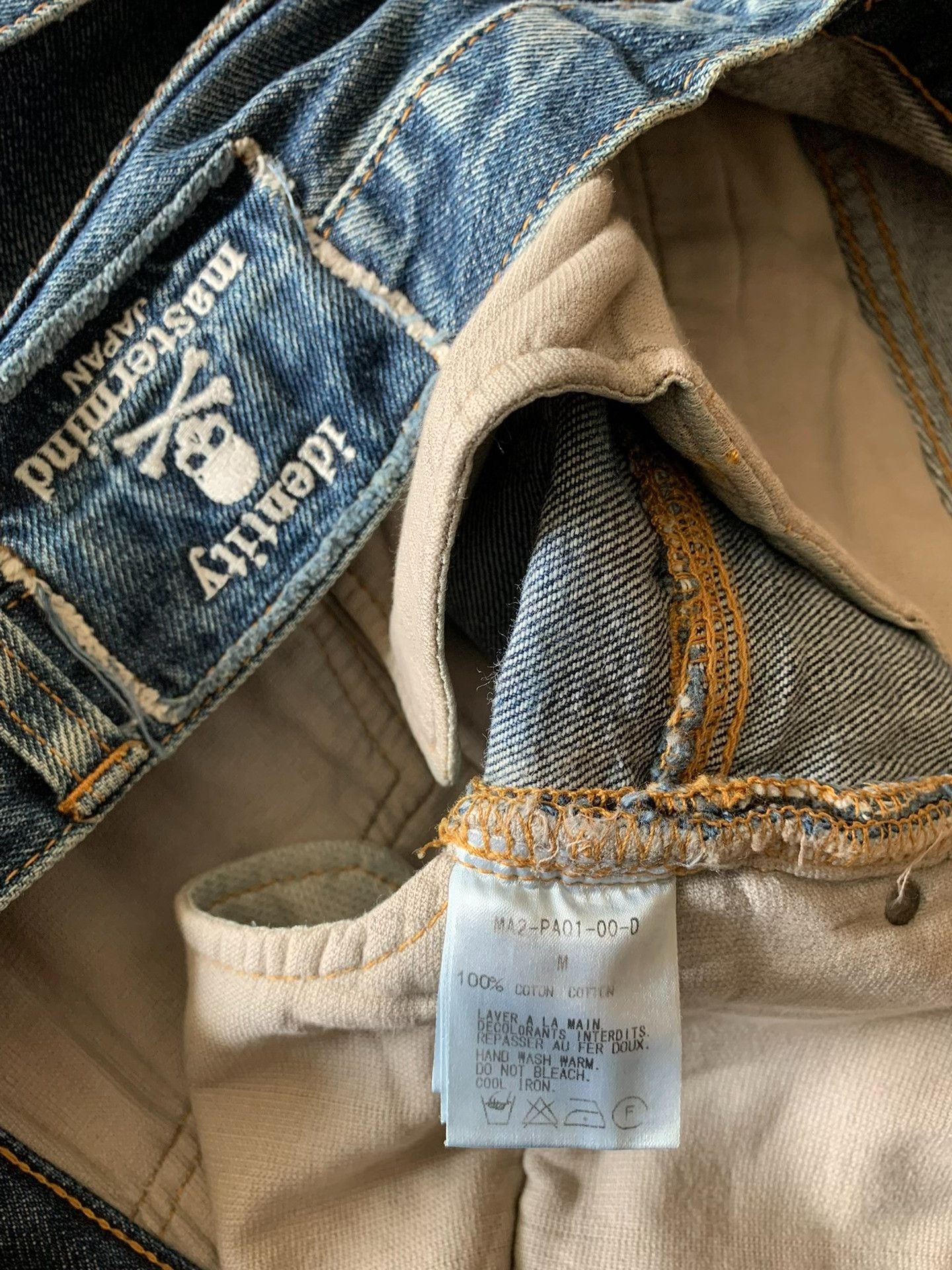 Mastermind Japan mastermind Japan Blue Shadow Dual Waist Jeans Size US 34 / EU 50 - 9 Thumbnail